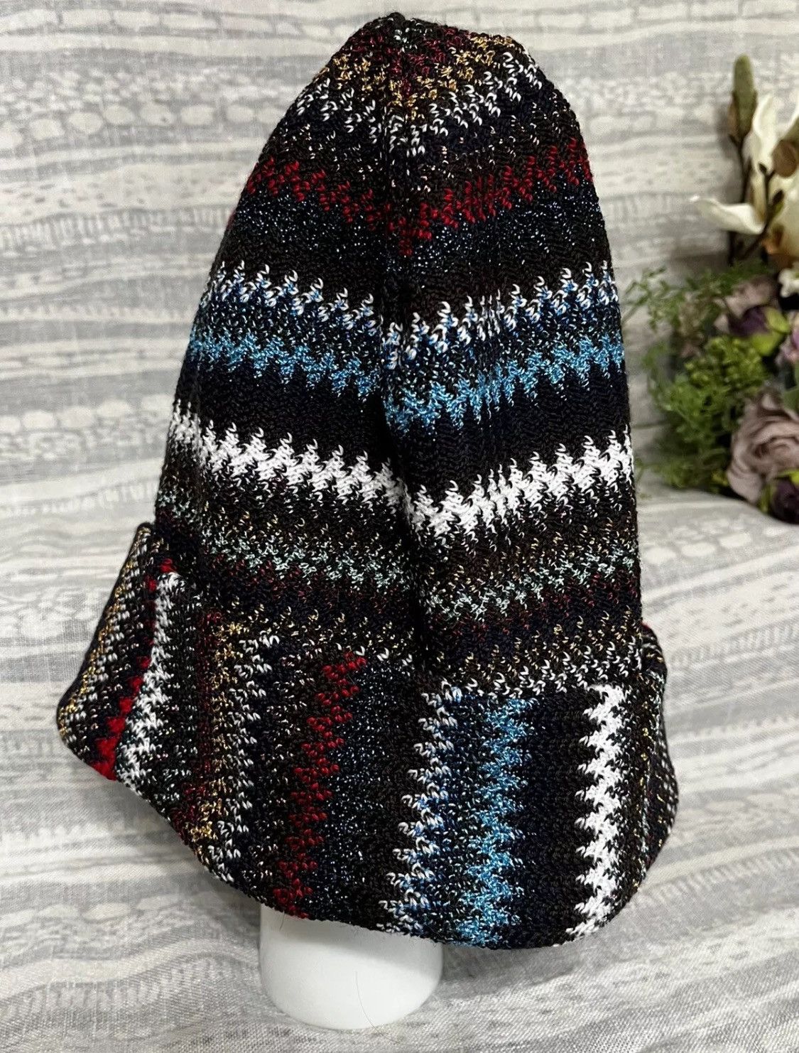 Missoni Missoni Striped Colorful Beanie Cap Size ONE SIZE - 7 Thumbnail