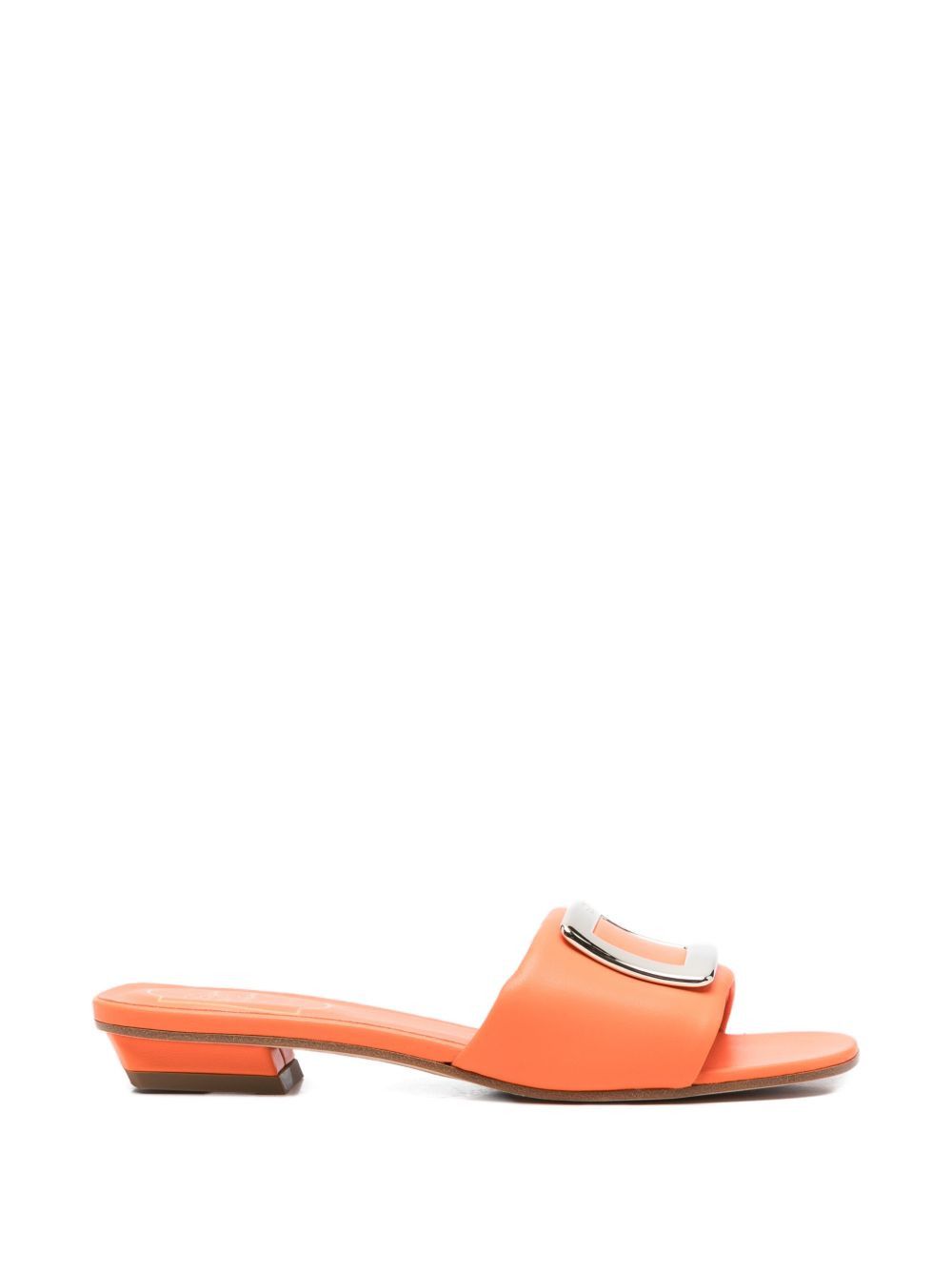 LEATHER FLAT SANDALS