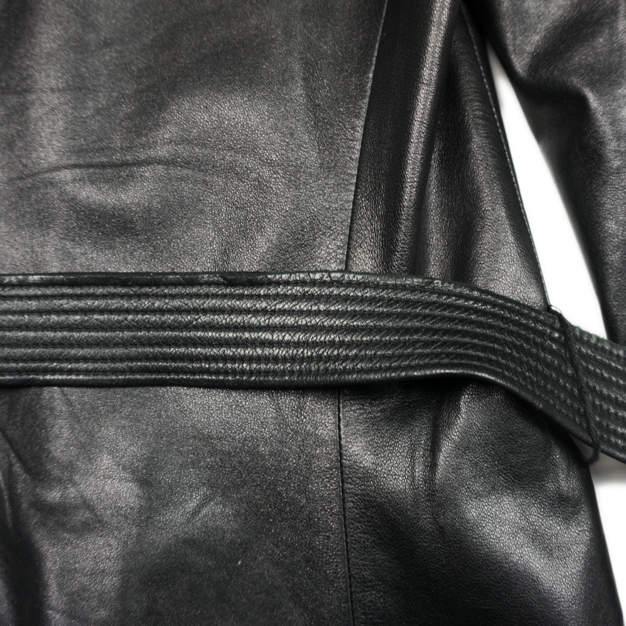 Gucci Gucci by Tom Ford AW01 Belted Leather Jacket Size M / US 6-8 / IT 42-44 - 7 Thumbnail