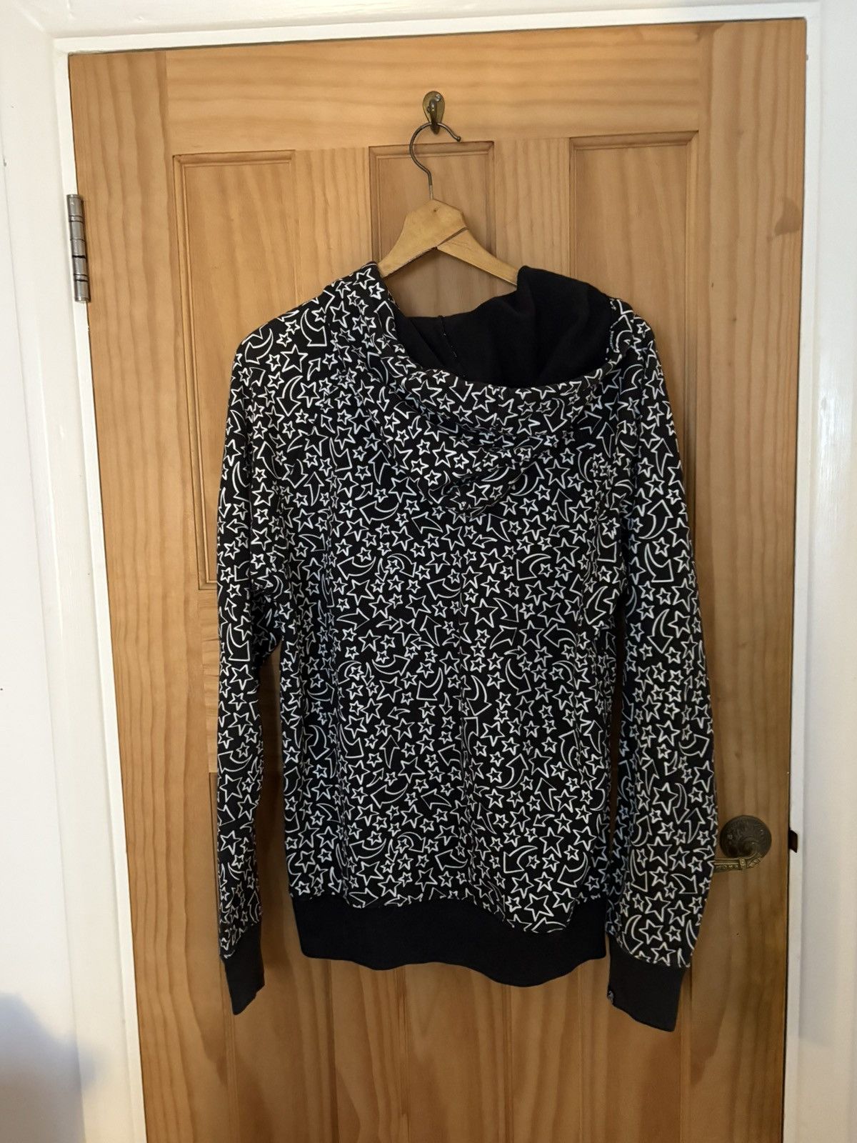 Stussy Vintage Stussy Black Stars Hoodie Size US M / EU 48-50 / 2 - 2 Thumbnail