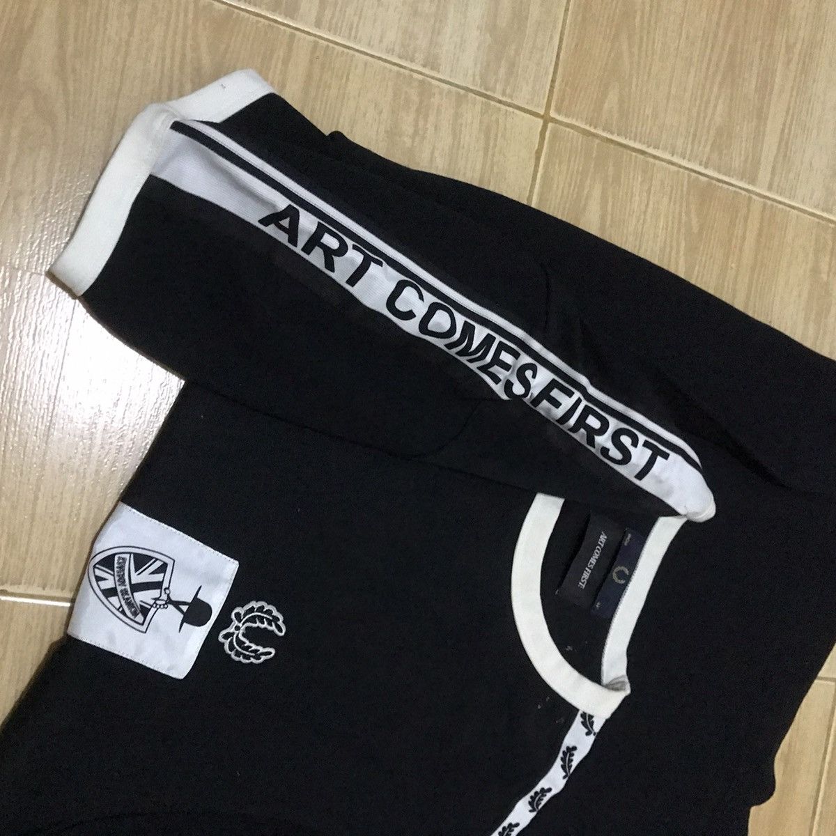 Art Comes First × Fred Perry FRED PERRY X ART COMES FIRST RINGER TEE Taped Ringer tee new Size US XL / EU 56 / 4 - 4 Thumbnail