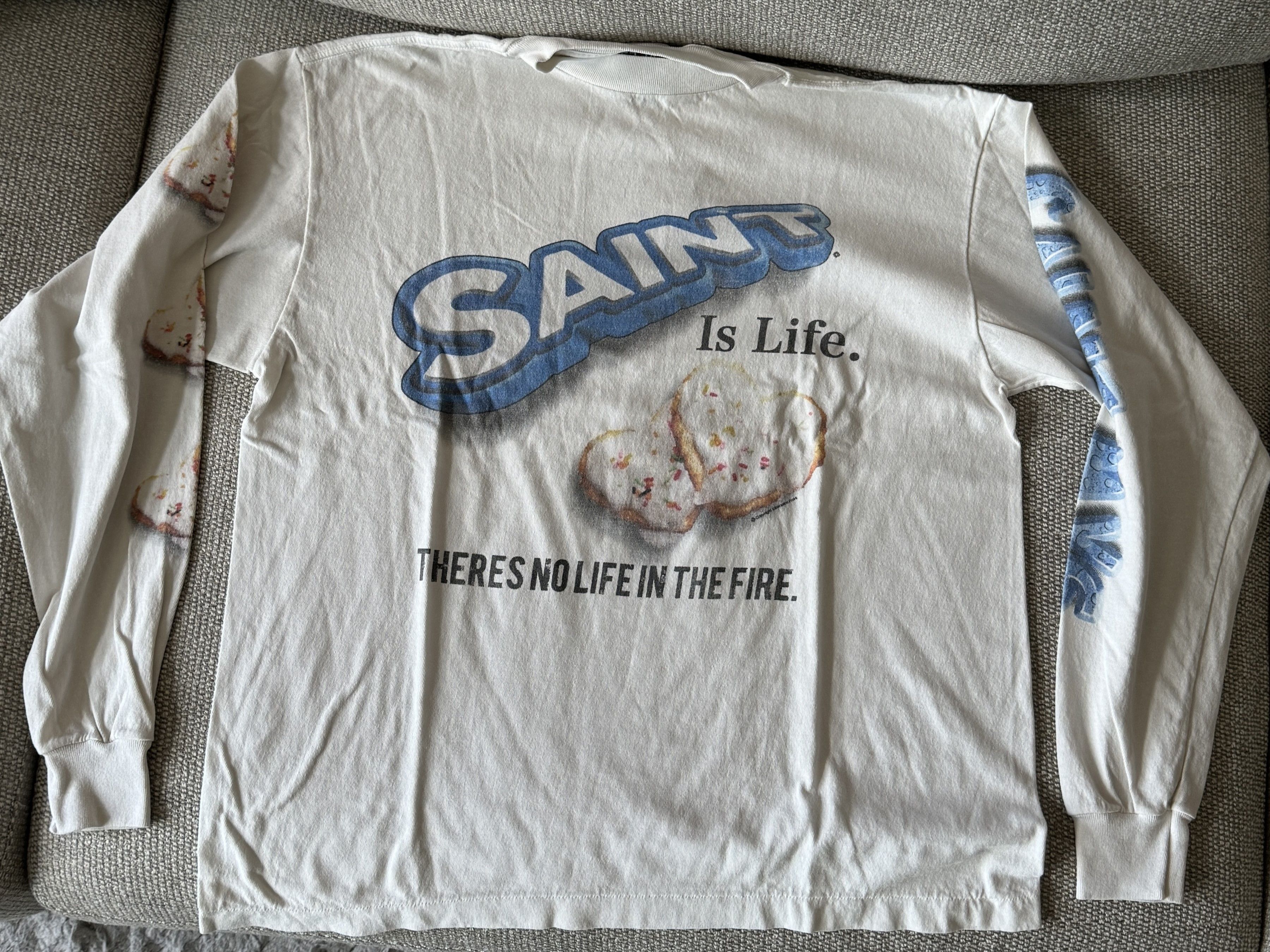 SAINT MXXXXXX X SHERMER ACADEMY OREO LS T-SHIRT MEDIUM