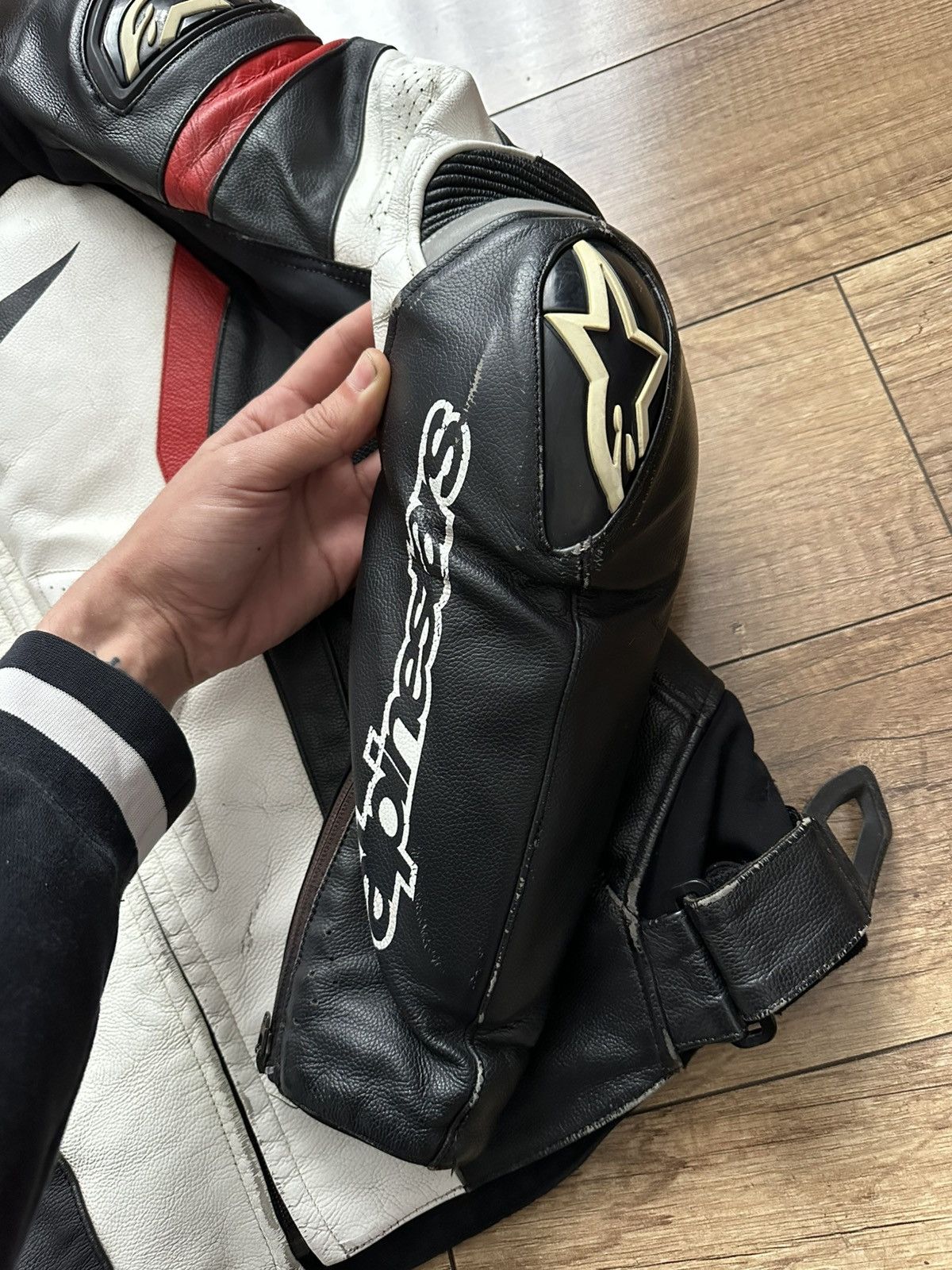 Alpinestars Alpinestars Vintage Zip Leather Moto Jacket Size US L / EU 52-54 / 3 - 8 Thumbnail