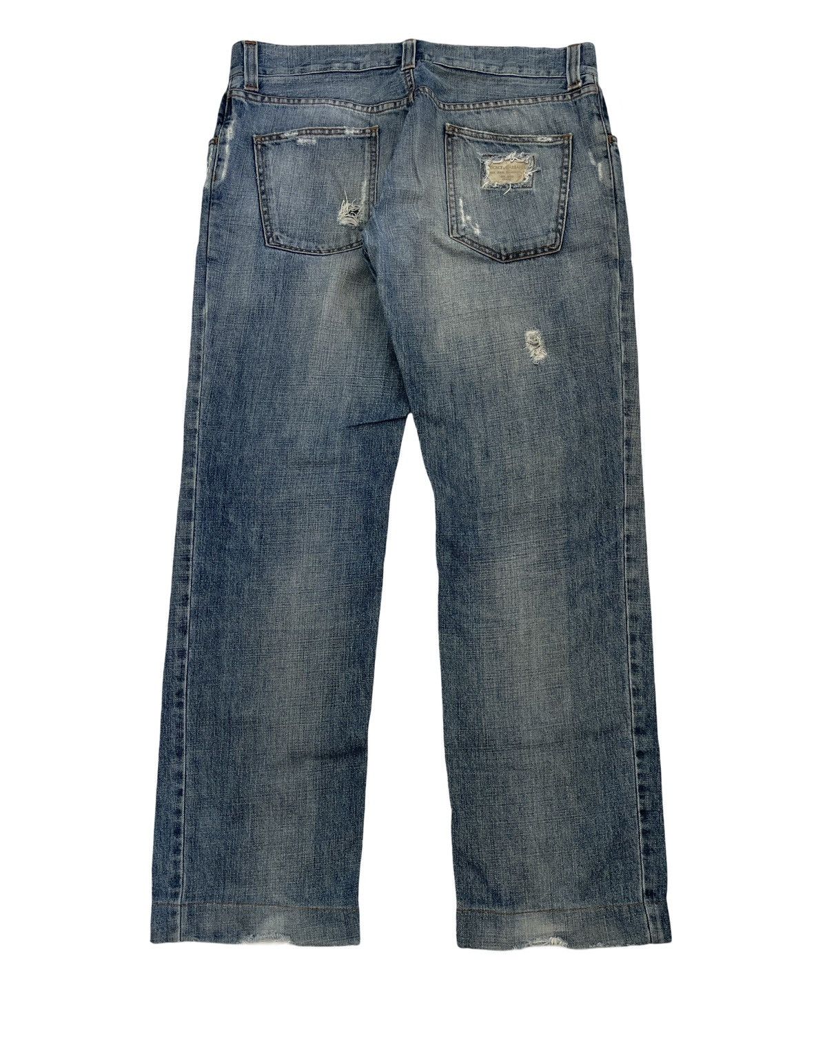 Dolce & Gabbana Rare💥Vintage Dolce & Gabbana Distressed Jeans Size US 34 / EU 50 - 2 Thumbnail
