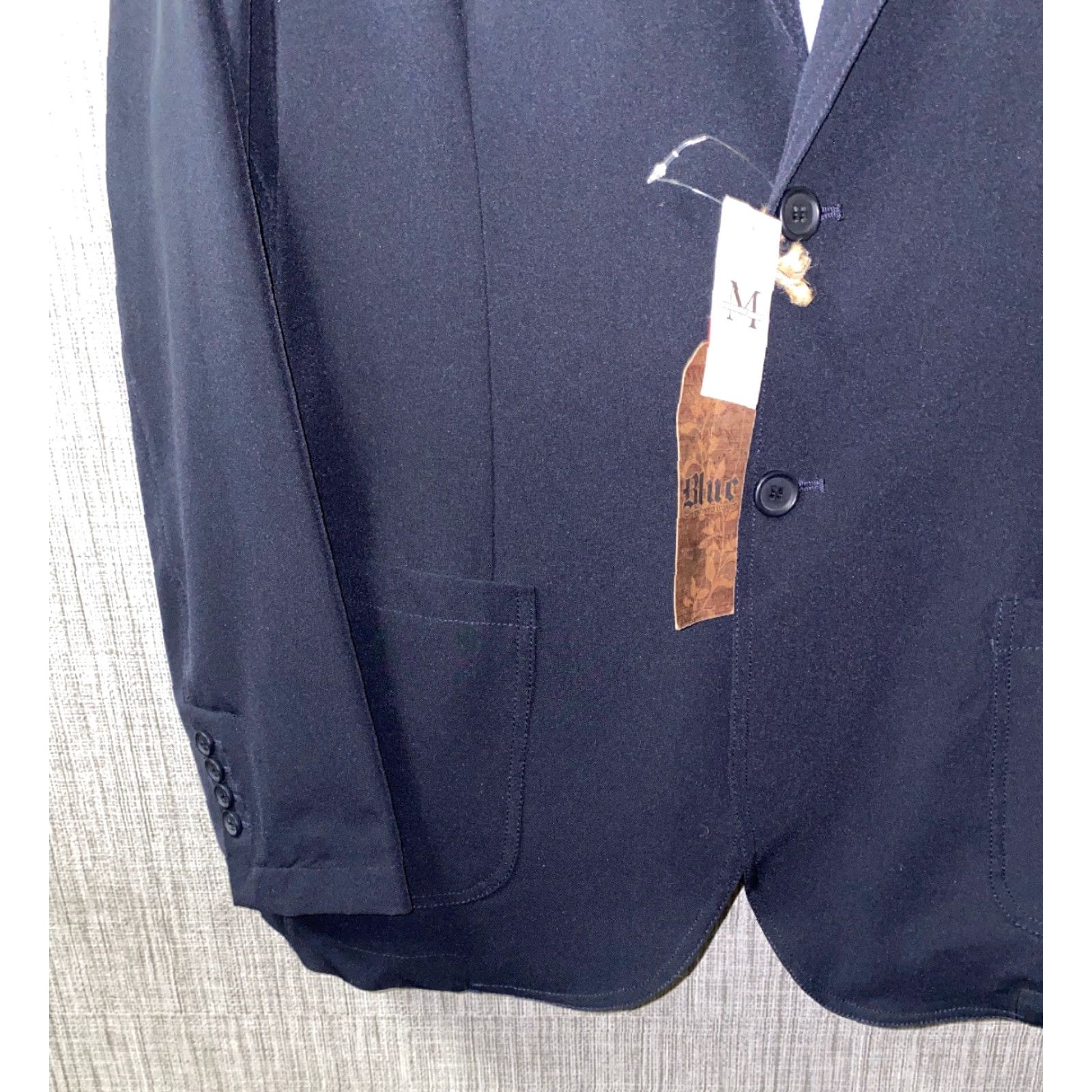 Pronto Uomo Pronto Uomo Blur 2 Button Sport Coat XL Blue - Mens Coat NWT Sports Style Regular Size XL - Pronto Uomo Blur Mens Blue 2 Button Sport Coat NWT Size US XL / EU 56 / 4 - 3 Thumbnail