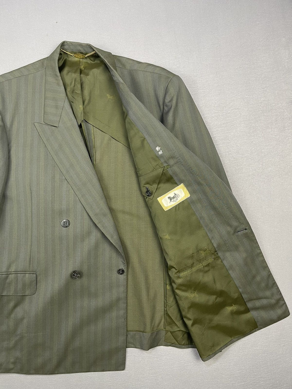 Celine CELINE MONOGRAM DOUBLE BREASTED BLAZERS Size 42R - 4 Thumbnail