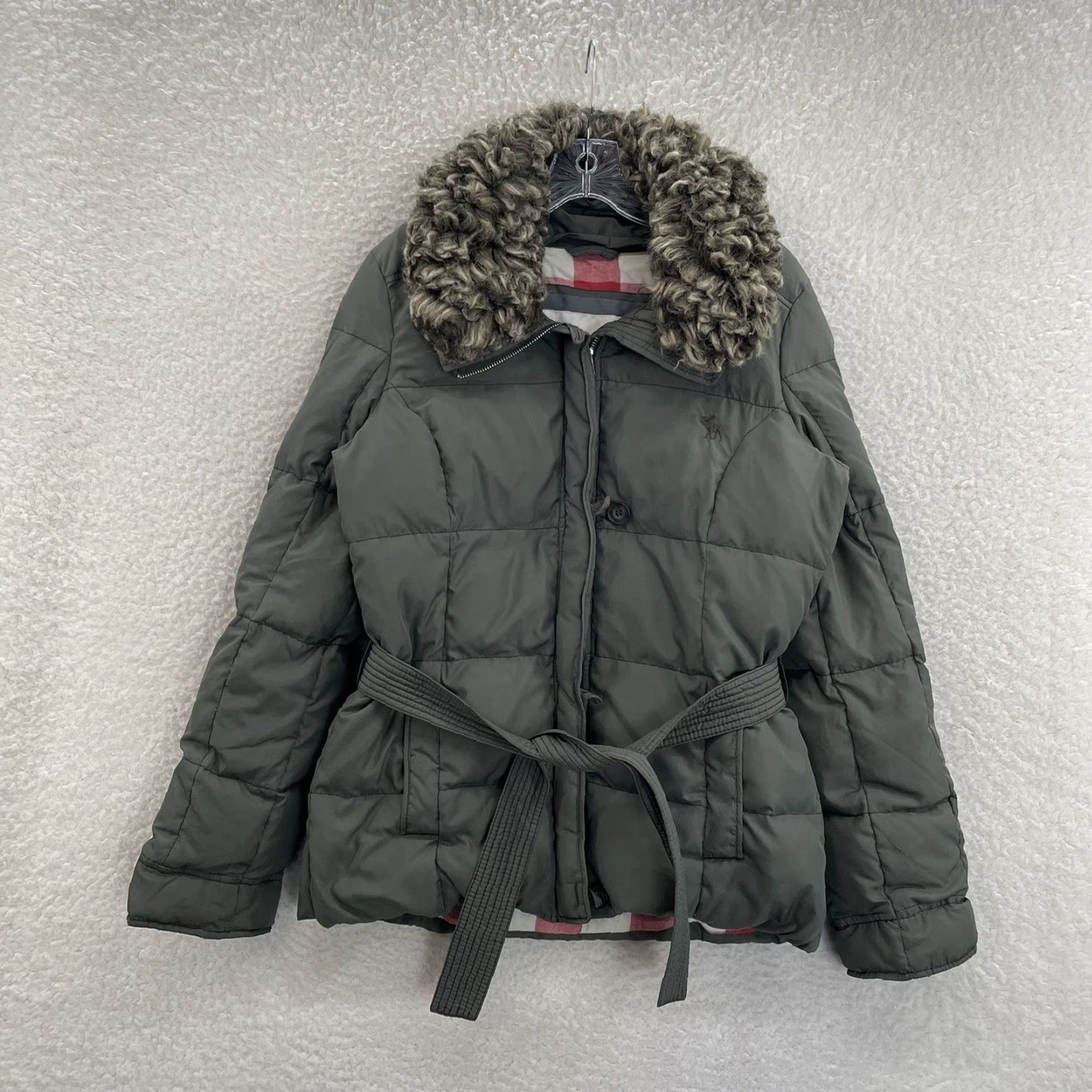 Abercrombie & Fitch VINTAGE Abercrombie & Fitch Puffer Jacket Medium Green Grunge Size M / US 6-8 / IT 42-44 - 2 Thumbnail