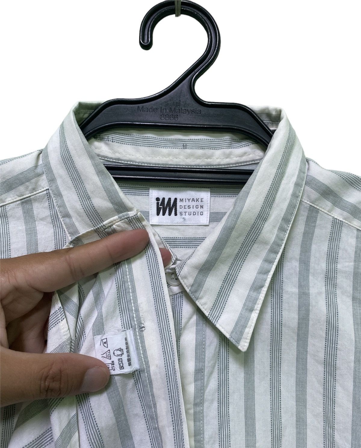 Issey Miyake Issey Miyake Studio button Stripe Shirt Size US M / EU 48-50 / 2 - 4 Thumbnail