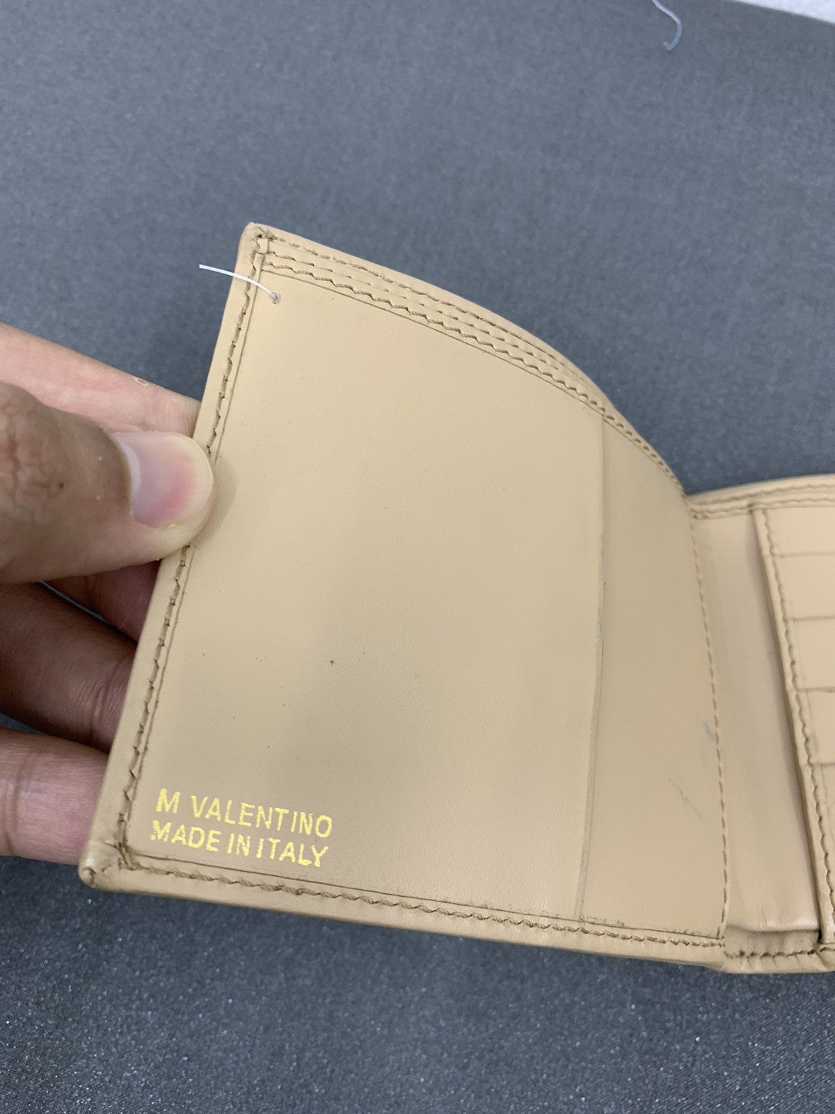 Valentino Mario Valentino Monogram V Leather Wallet Size ONE SIZE - 4 Thumbnail