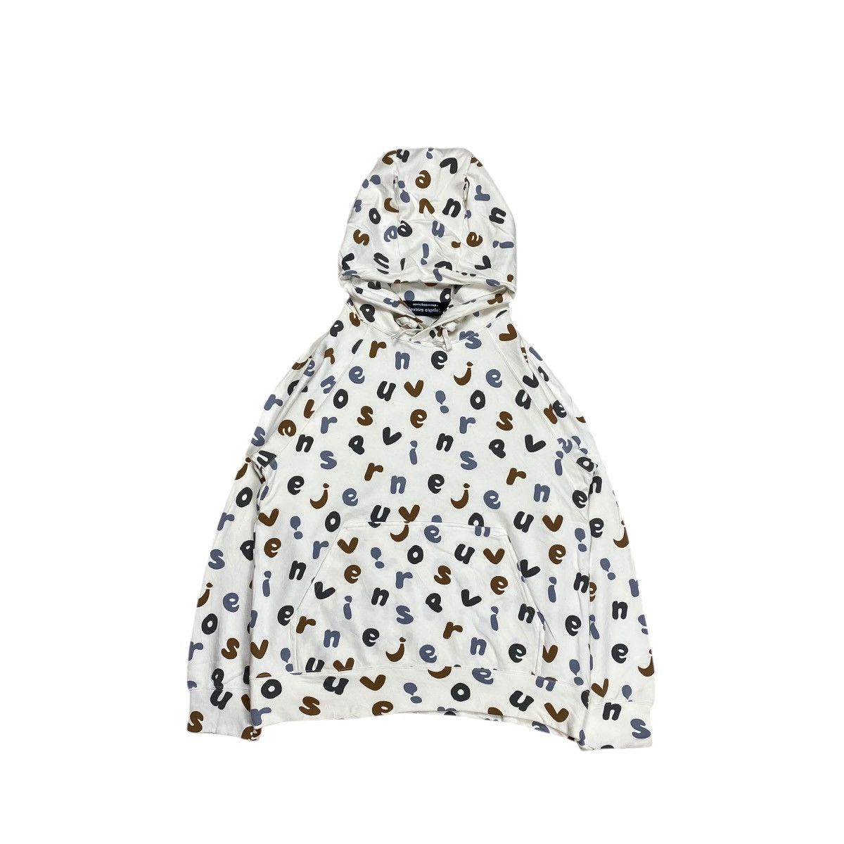 Issey Miyake Mercibeaucoup by Issey Miyake Allover Print Hoodie Size US L / EU 52-54 / 3 - 1 Thumbnail