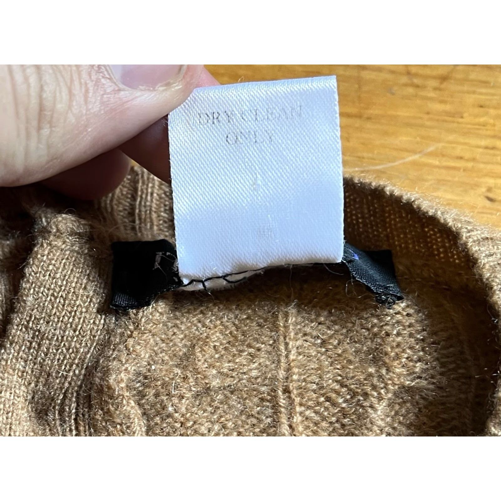 Vintage Italtempo Cashmere Sweater Women’s Large Beige Made In Italy Cableknit Size L / US 10 / IT 46 - 5 Thumbnail