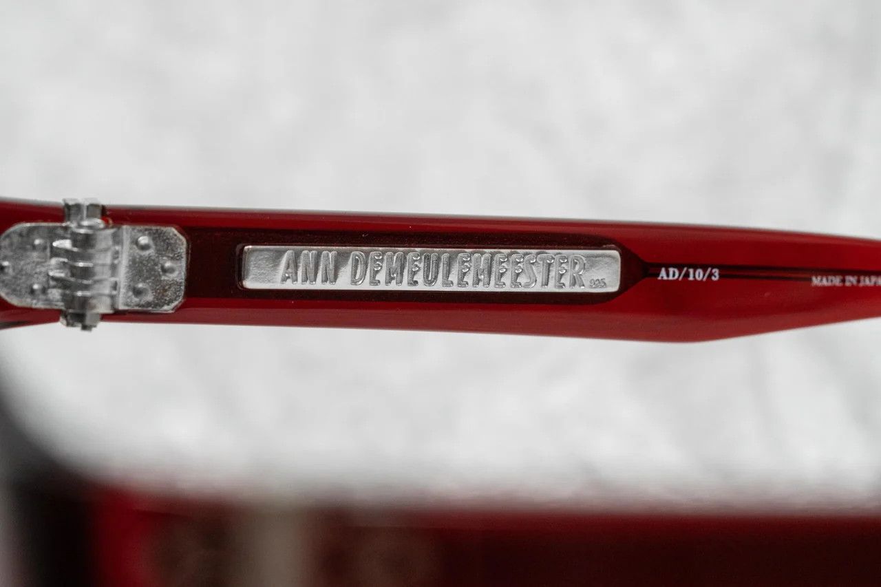 Ann Demeulemeester Ann Demeulemeester Sunglasses Round Bordeaux Red and Blue Size ONE SIZE - 9 Thumbnail