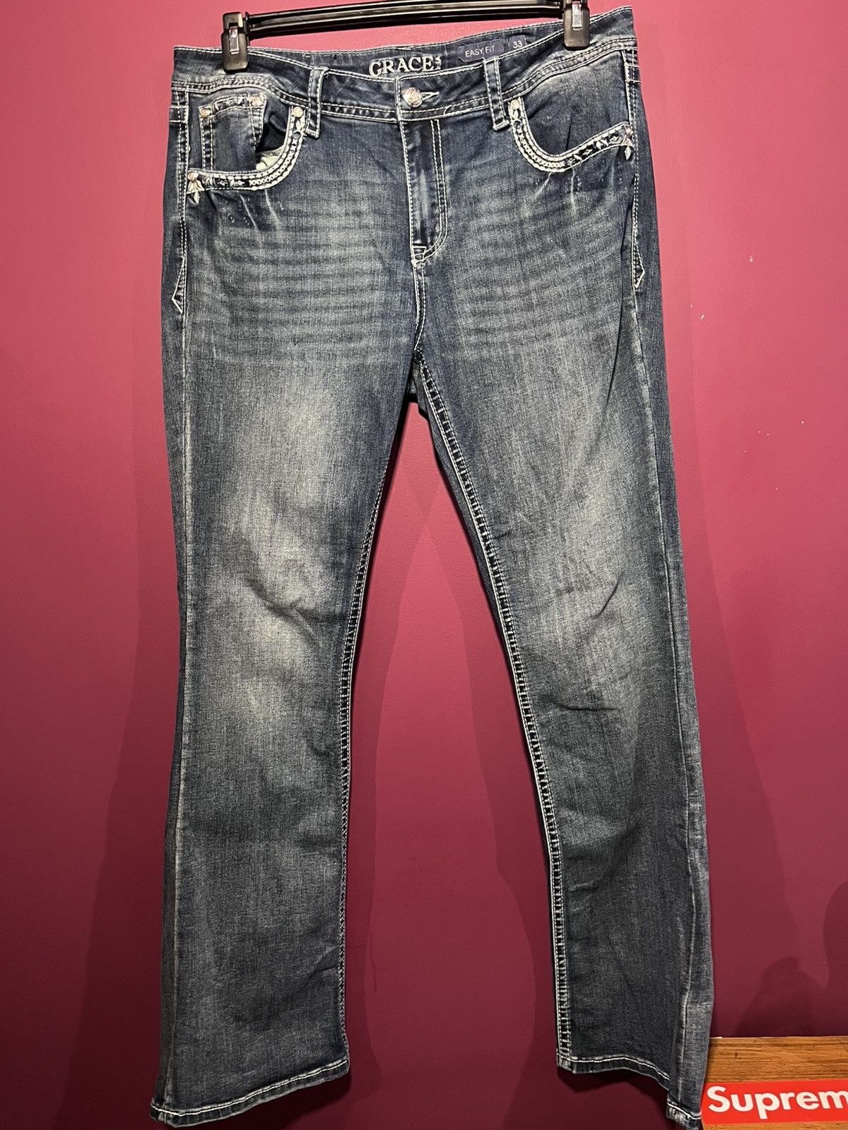 Grace in LA Grace in la horse shoe jeans Size 38" / US 16 / IT 52 - 2 Thumbnail