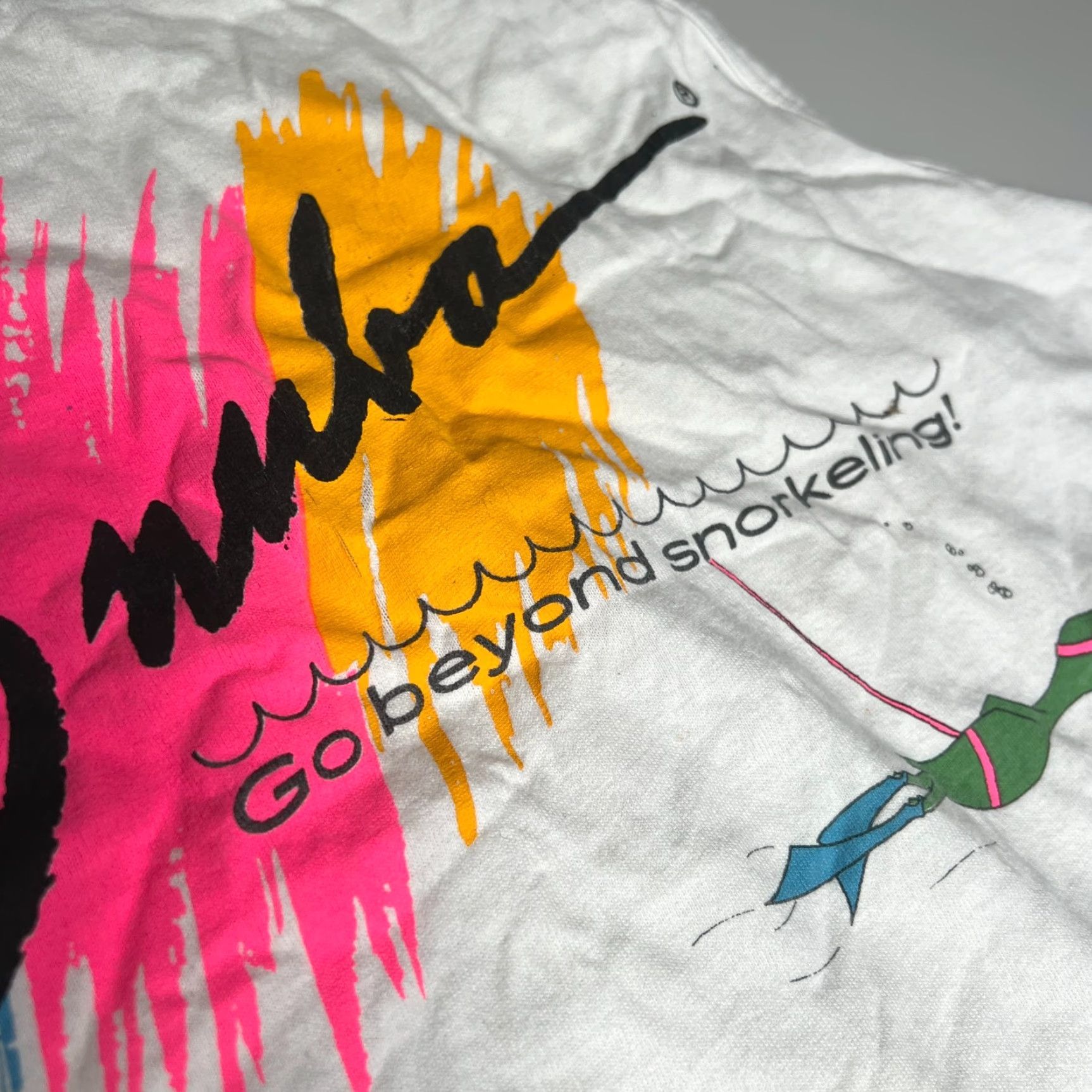 Anvil VINTAGE Anvil Tank Top Hawaii Surf 80s XL White Snuba Tours Four Winds Maui USA Mens Size US XL / EU 56 / 4 - 2 Thumbnail