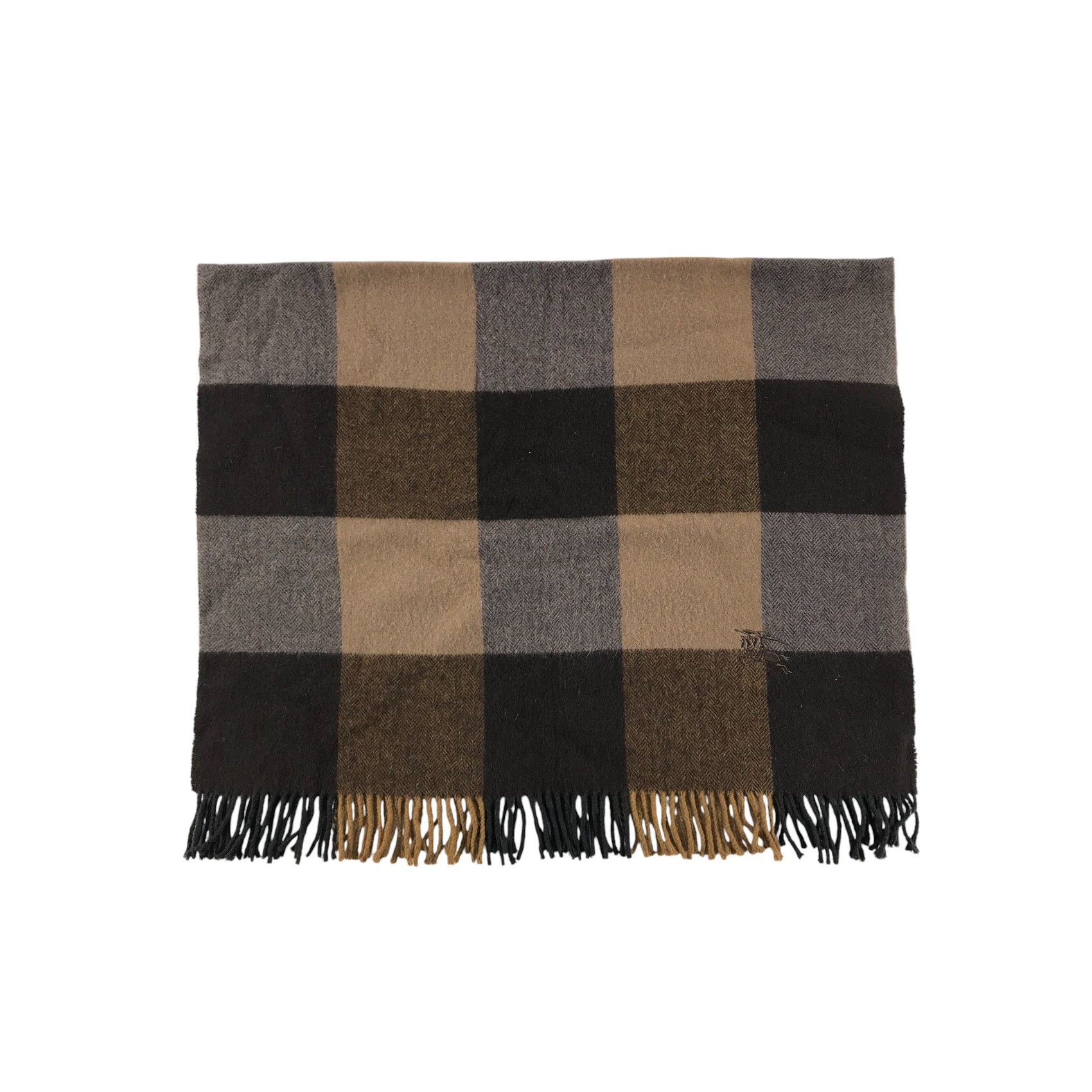 Burberry × Vintage Burberry Scarf / Muffler / Neckwear - WW1608 Size ONE SIZE - 2 Thumbnail