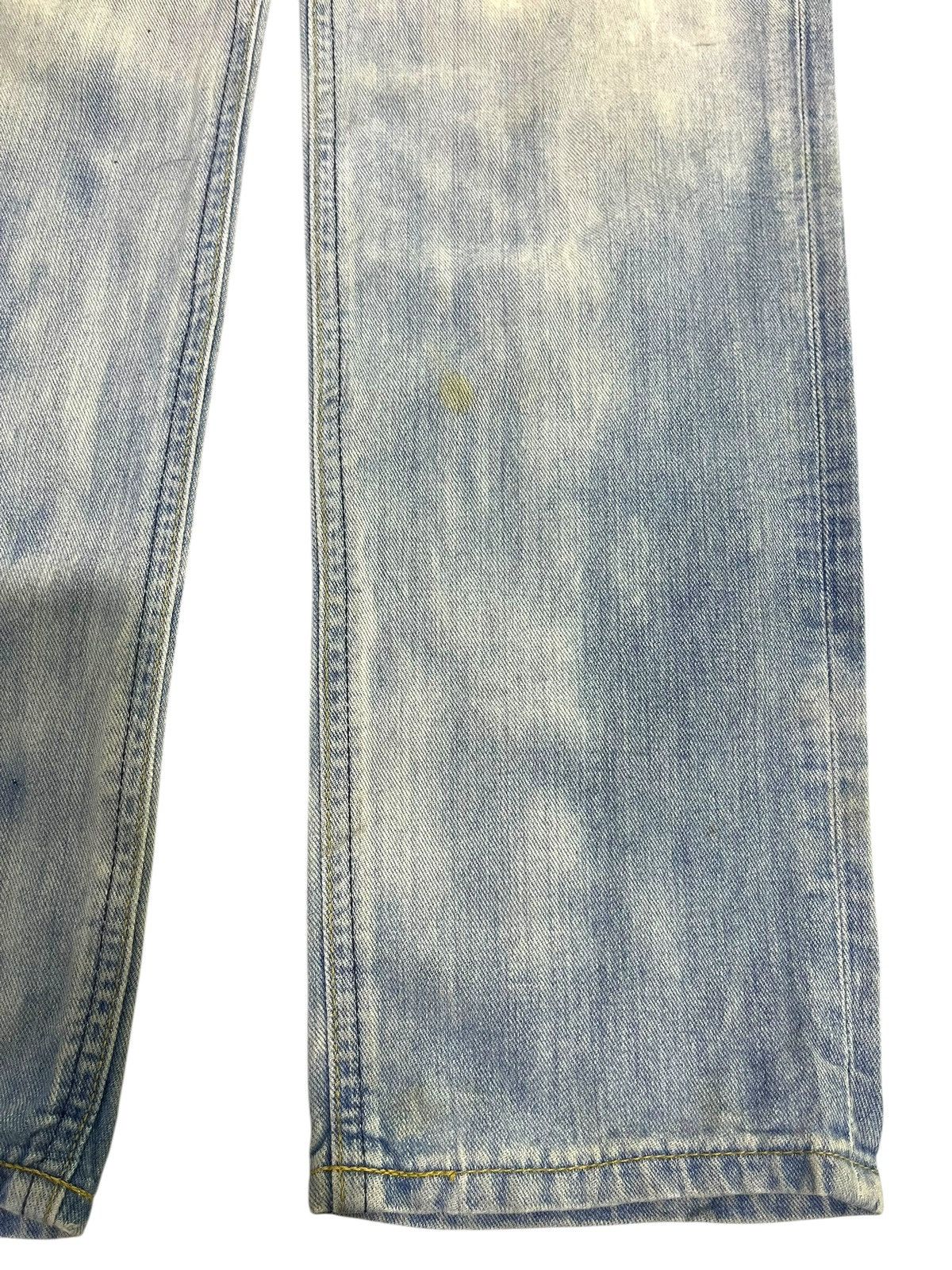 If Six Was Nine VINTAGE LADY LEE RIDERS LIGHT BLUE WASHED DENIM Size 33" - 5 Thumbnail