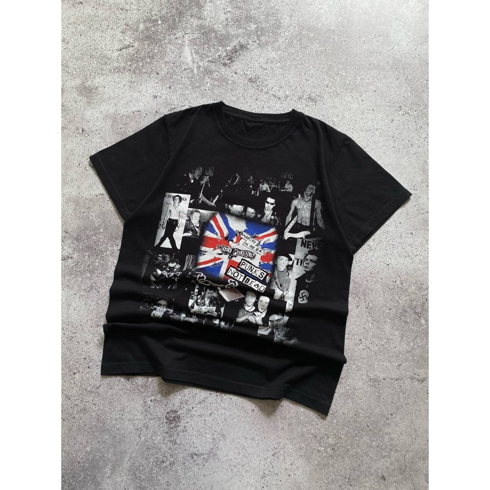 Band Tees × Vintage SEX PISTOLS "ANARCHY IN THE U.K." PUNK ROCK BAND TEE Size US M / EU 48-50 / 2 - 2 Thumbnail