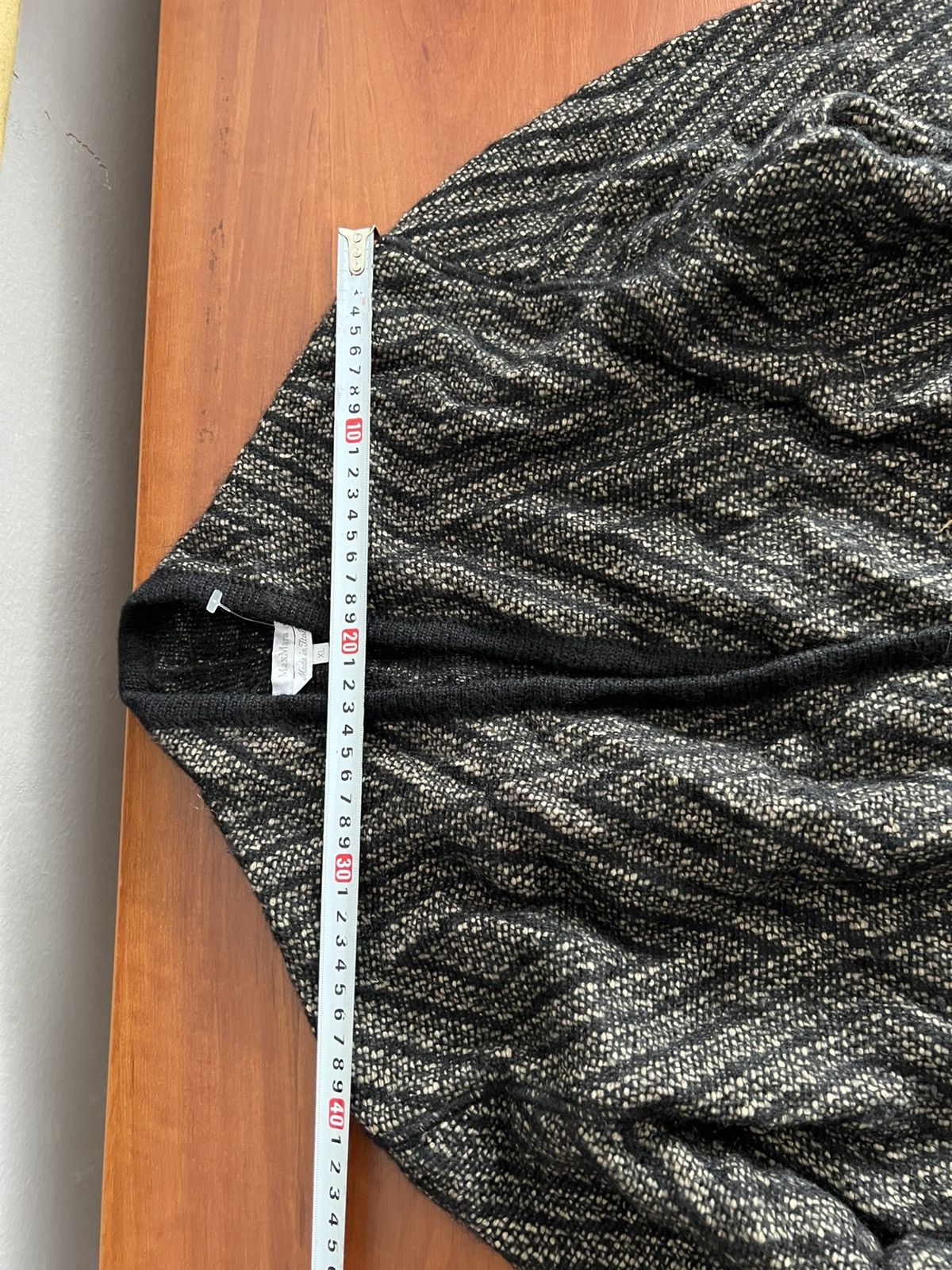 Max Mara MAX MARA ITALY CLASSIC ABSTRACT MOHAIR WOOL CARDIGAN SWEATER Size XL / US 12-14 / IT 48-50 - 19 Thumbnail