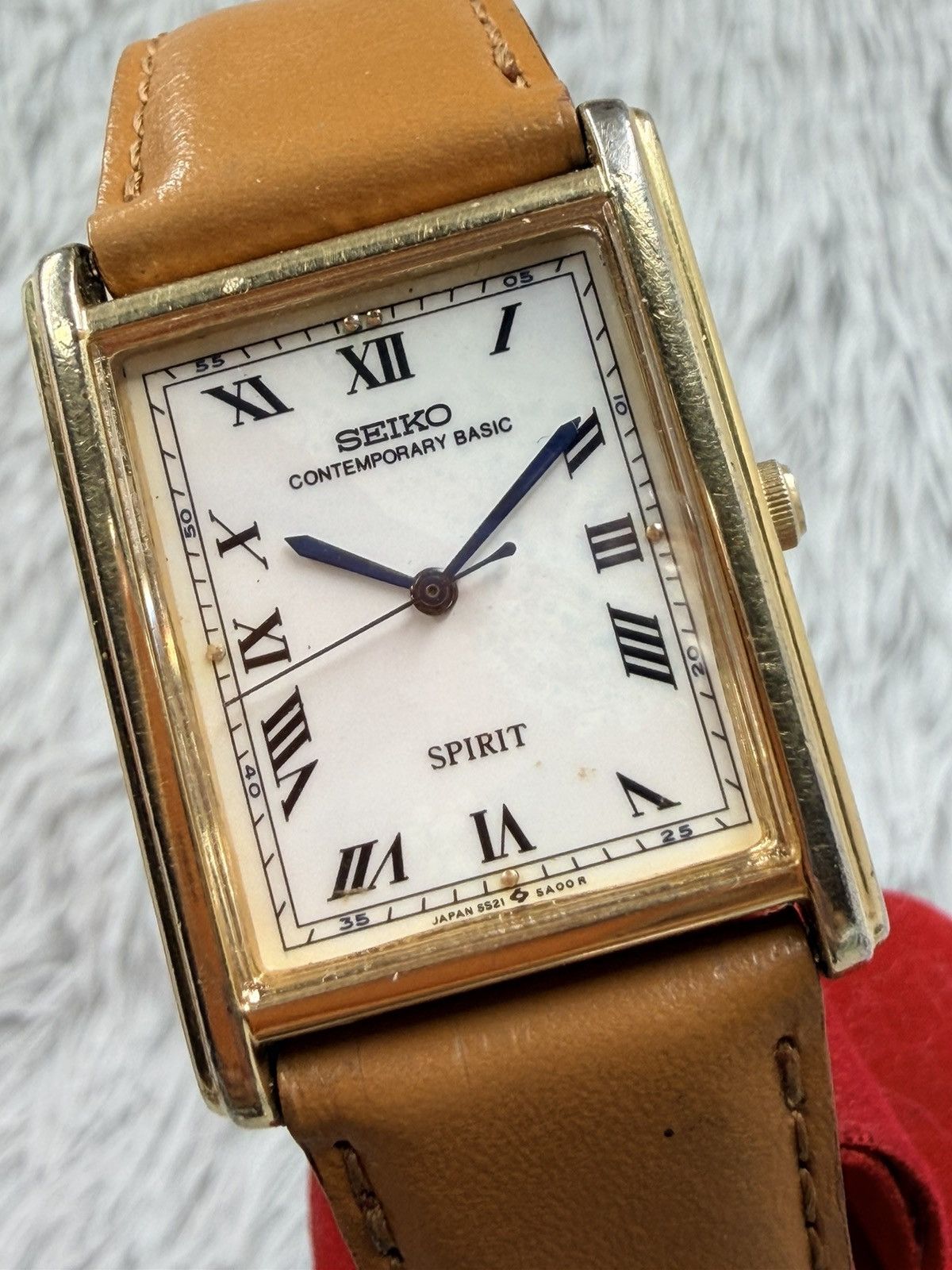 Seiko Rare SEIKO Tank Contemporary Basic Spirit Quartz Men’s Watch Size ONE SIZE - 5 Thumbnail