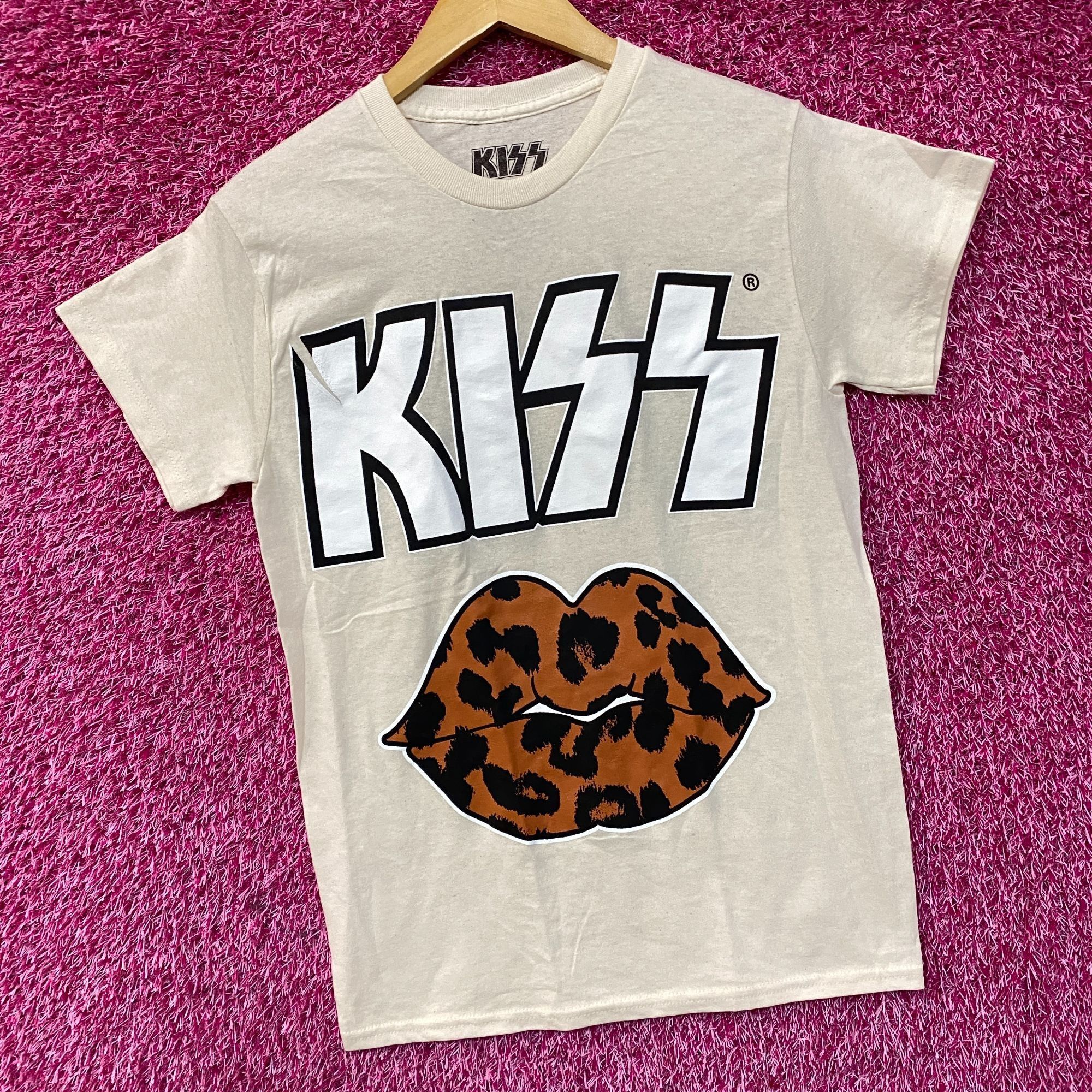 KISS Kiss Cheetah Lips Heavy Metal Band T-Shirt Small Size US S / EU 44-46 / 1 - 3 Thumbnail