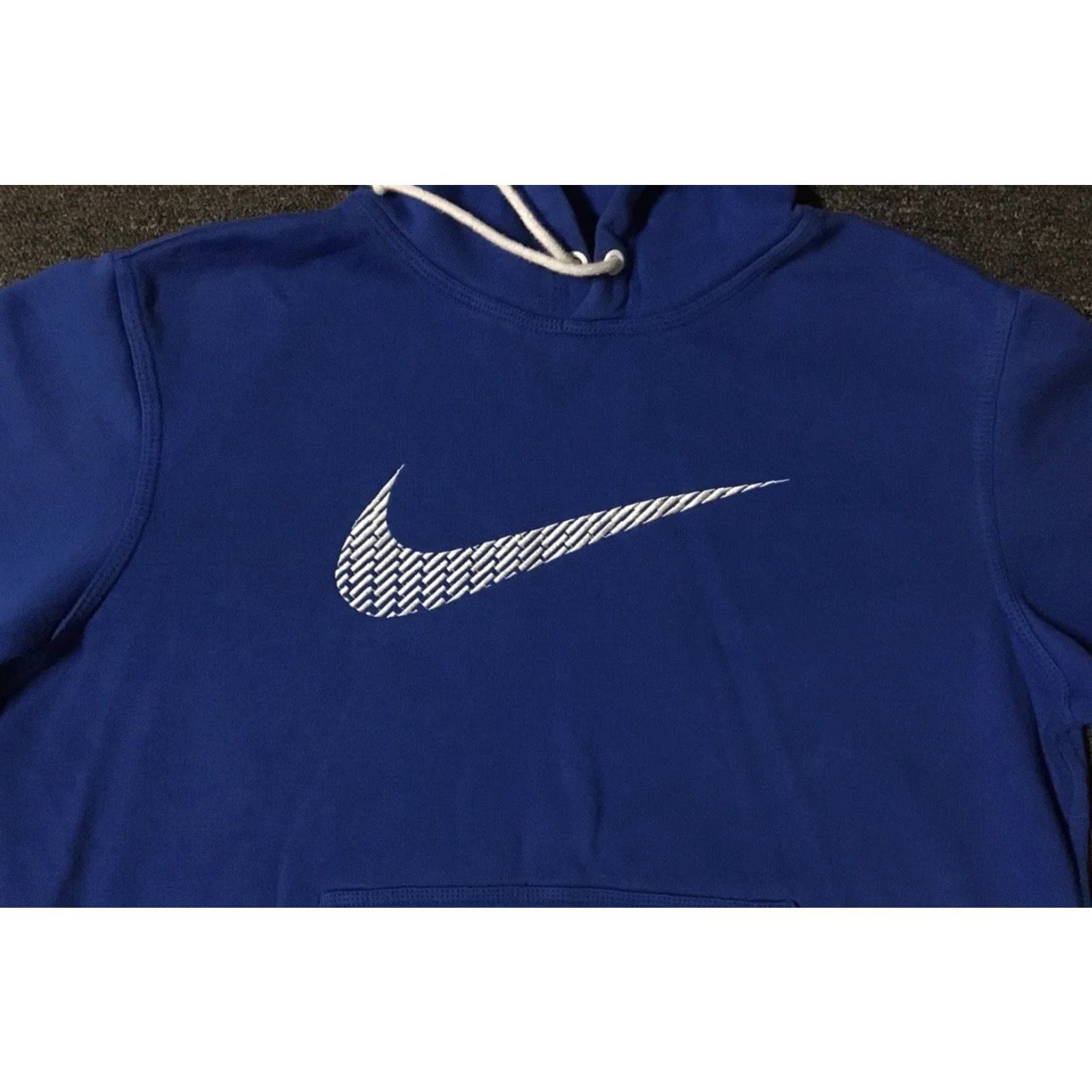 Nike VINTAGE Nike Swoosh Faded Hoodie M Track Hip Hop 90s Mens Blue Sweatshirt Pullover Grunge Retro Sports Logo IDK Size US M / EU 48-50 / 2 - 4 Thumbnail