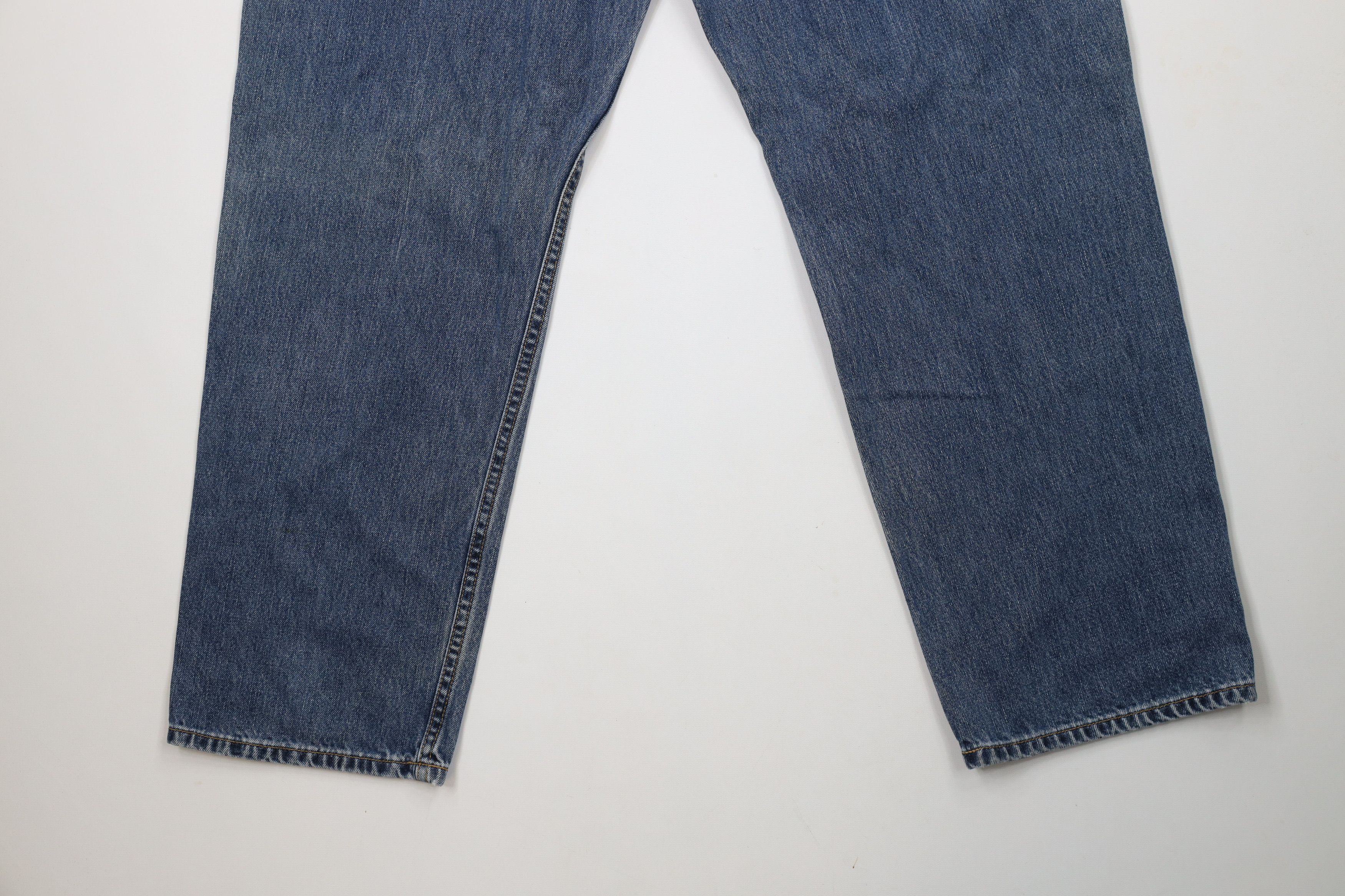 Harley Davidson × Vintage Vintage Harley Davidson Fit Wide Leg Denim Jeans Blue Size US 40 / EU 56 - 12 Thumbnail