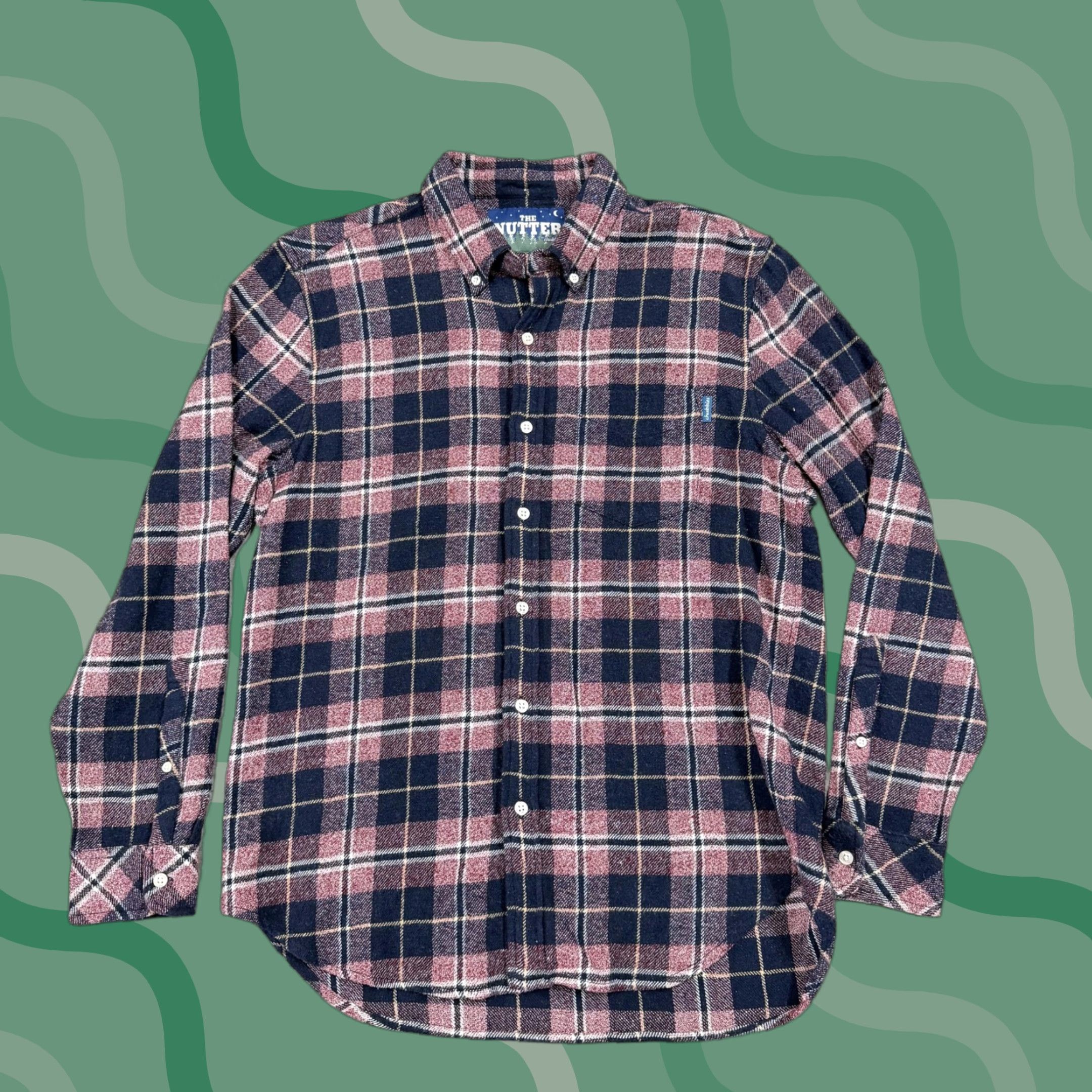 Chubbies Chubbies The Nutter Shirt Mens Medium Blue Plaid Flannel Button Long Sleeve Shirt Size US M / EU 48-50 / 2 - 1 Thumbnail