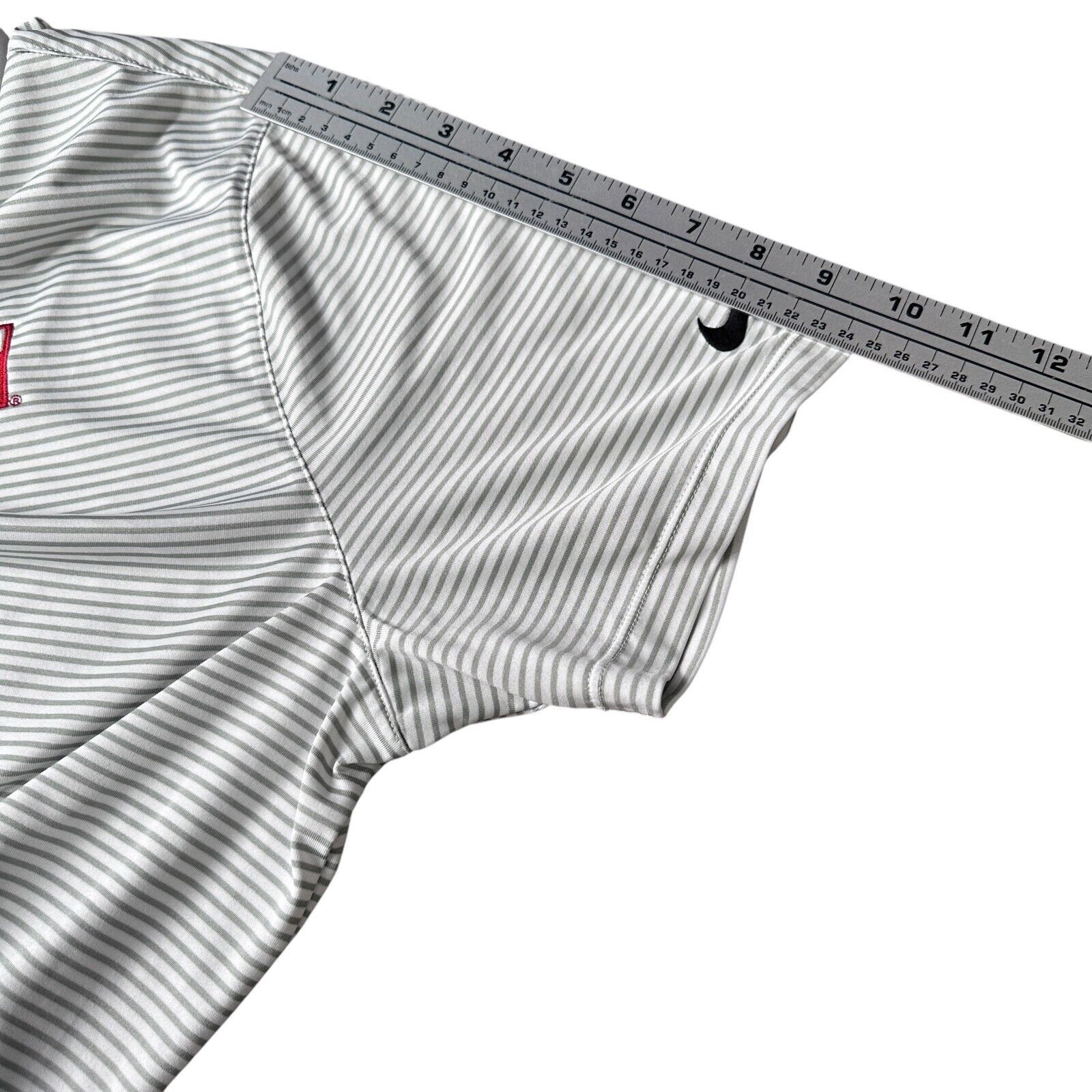 Nike Nike Temple Golf Polo Shirt Men XL White Gray Short Sleeve Size US XL / EU 56 / 4 - 8 Thumbnail