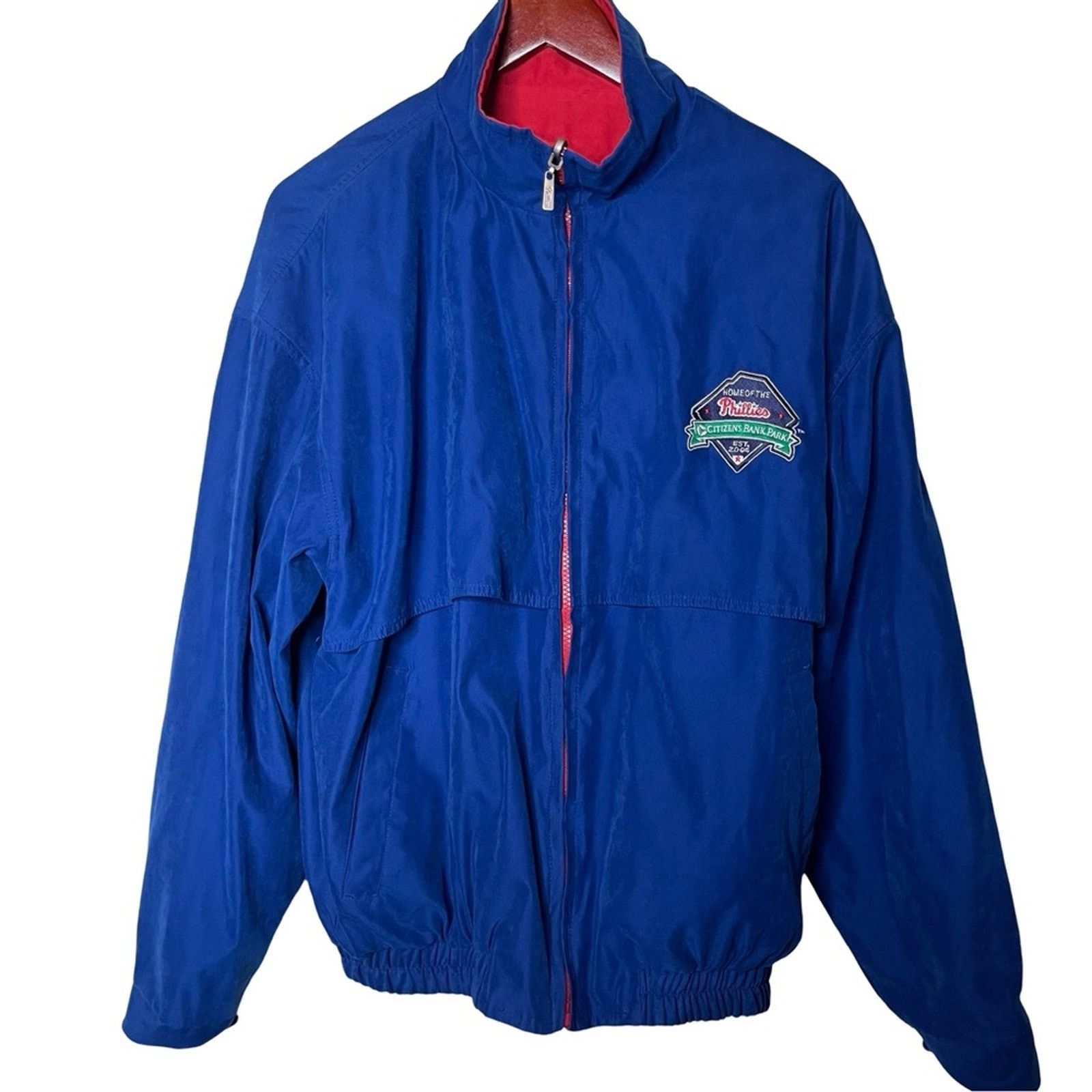 Vintage Vintage Philadelphia Phillies Signatures reversible jacket Size US L / EU 52-54 / 3 - 16 Thumbnail