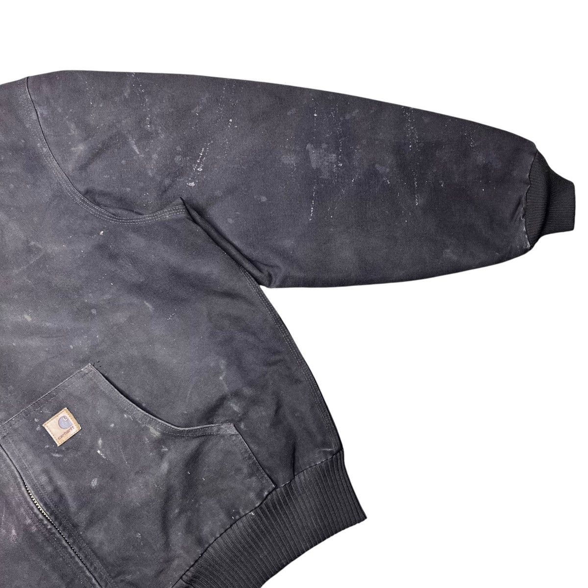 Carhartt Vtg 2000s Carhartt J130 DKB Hooded Dark Brown Canvas Jacket Size US L / EU 52-54 / 3 - 6 Thumbnail