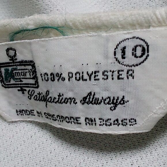 Other NWT K-Mart Pull-On Jamaica White Polyester Shorts Size 32" / US 10 / IT 46 - 4 Thumbnail