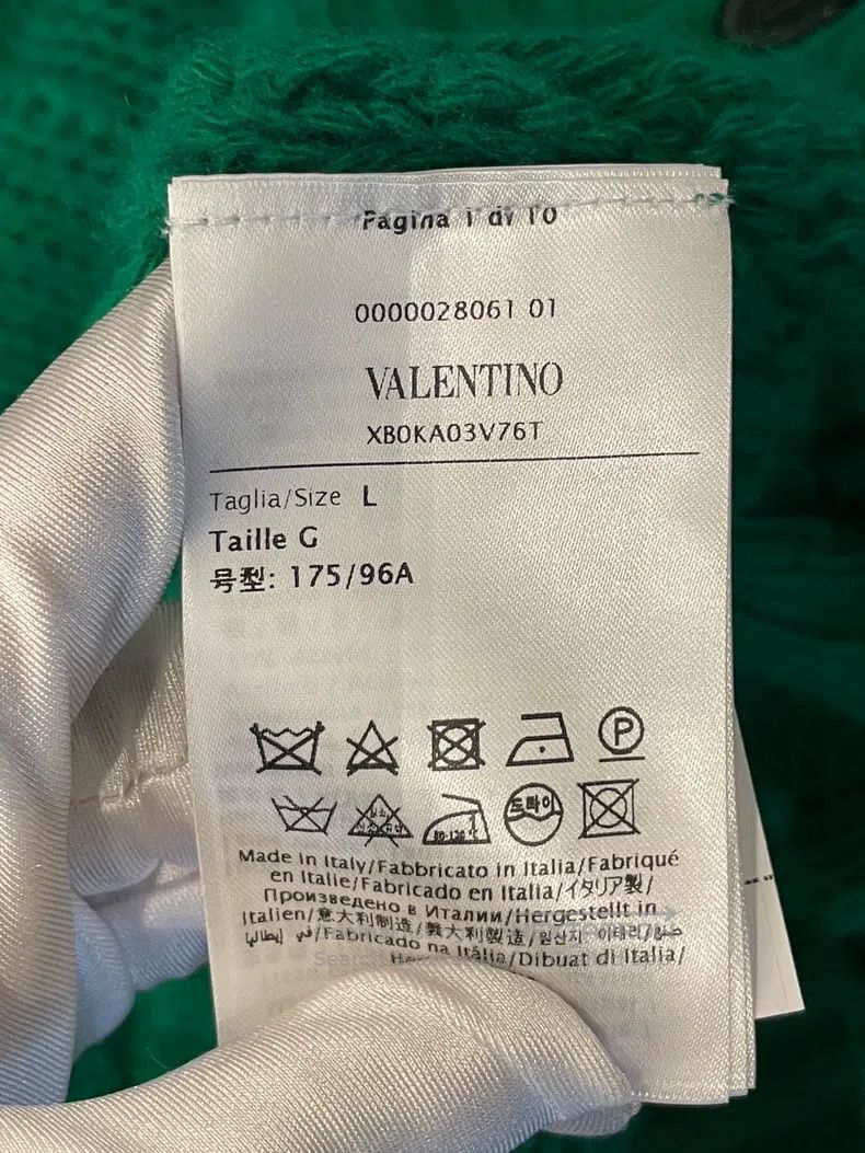 Valentino Valentino Green wool cardigan sweater Size L / US 10 / IT 46 - 5 Thumbnail