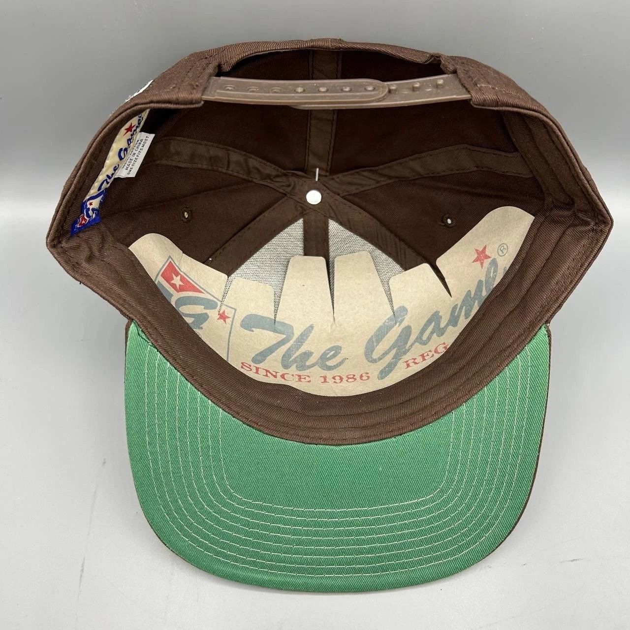 The Game Jackson Hole Hat Men Brown The Game Snap Back Cap Cotton New Size ONE SIZE - 2 Thumbnail