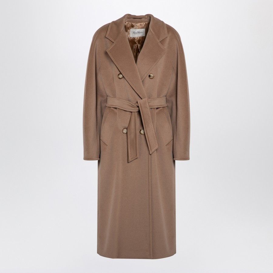 Max Mara o1d2blof0824 Double-breasted Coat in Camel Size M / US 6-8 / IT 42-44 - 1 Thumbnail