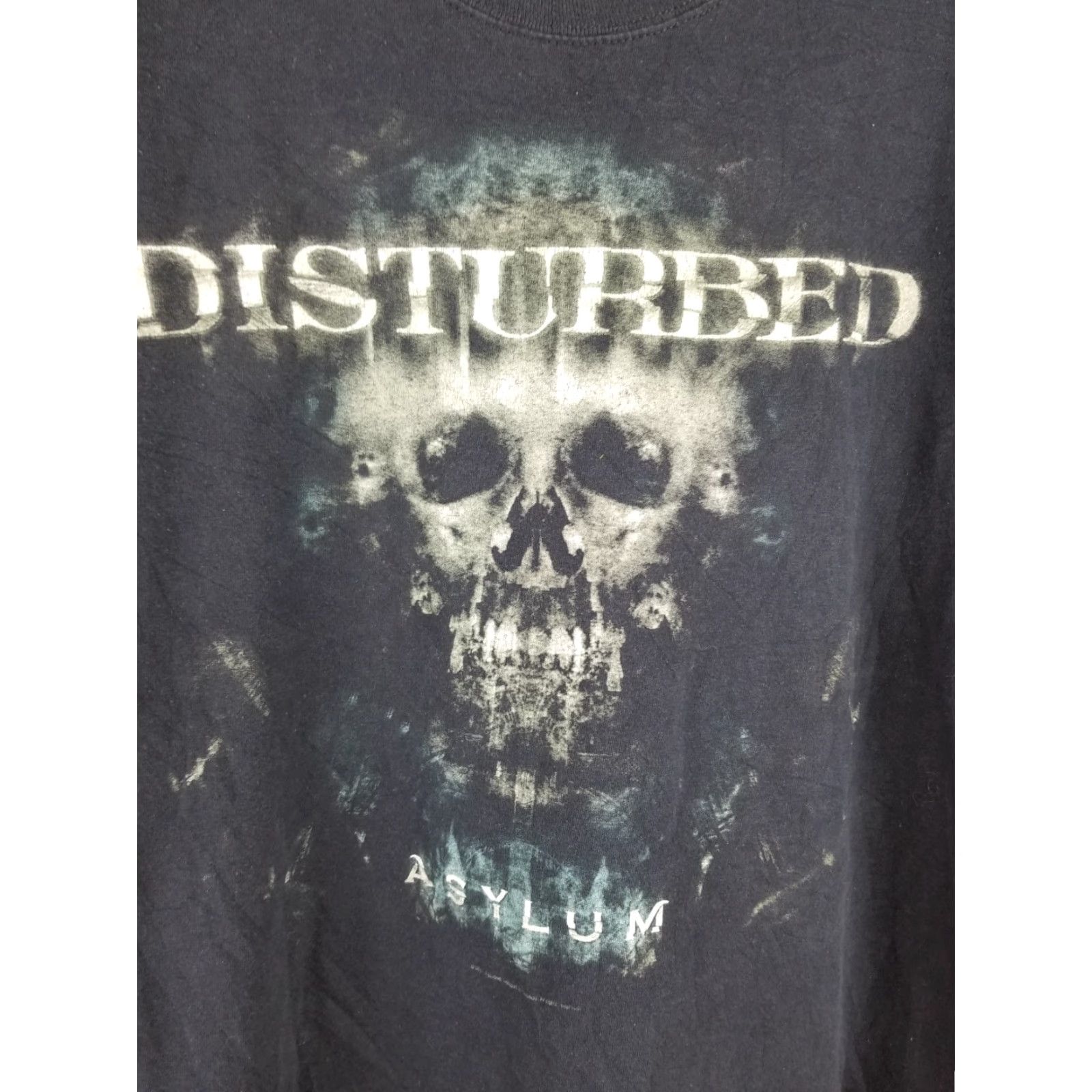 Vintage VINTAGE DISTURBED HEAVY METAL BAND TOUR BLACK COTTON T-SHIRT SZ XXLARGE T-Shirt Mens Black 1990s Rock Band Tour Cotton Short Sleeve Crew Neck USA 2XL Size US XXL / EU 58 / 5 - 2 Thumbnail