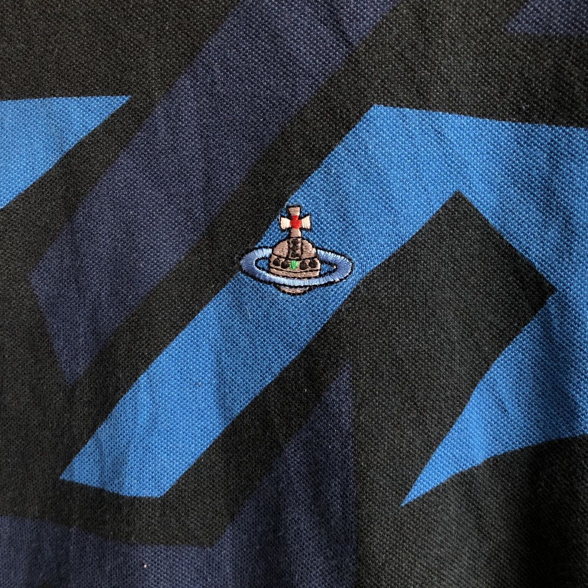 Vivienne Westwood Rare Vivienne Westwood star full print logo polo t shirt Size US M / EU 48-50 / 2 - 3 Thumbnail