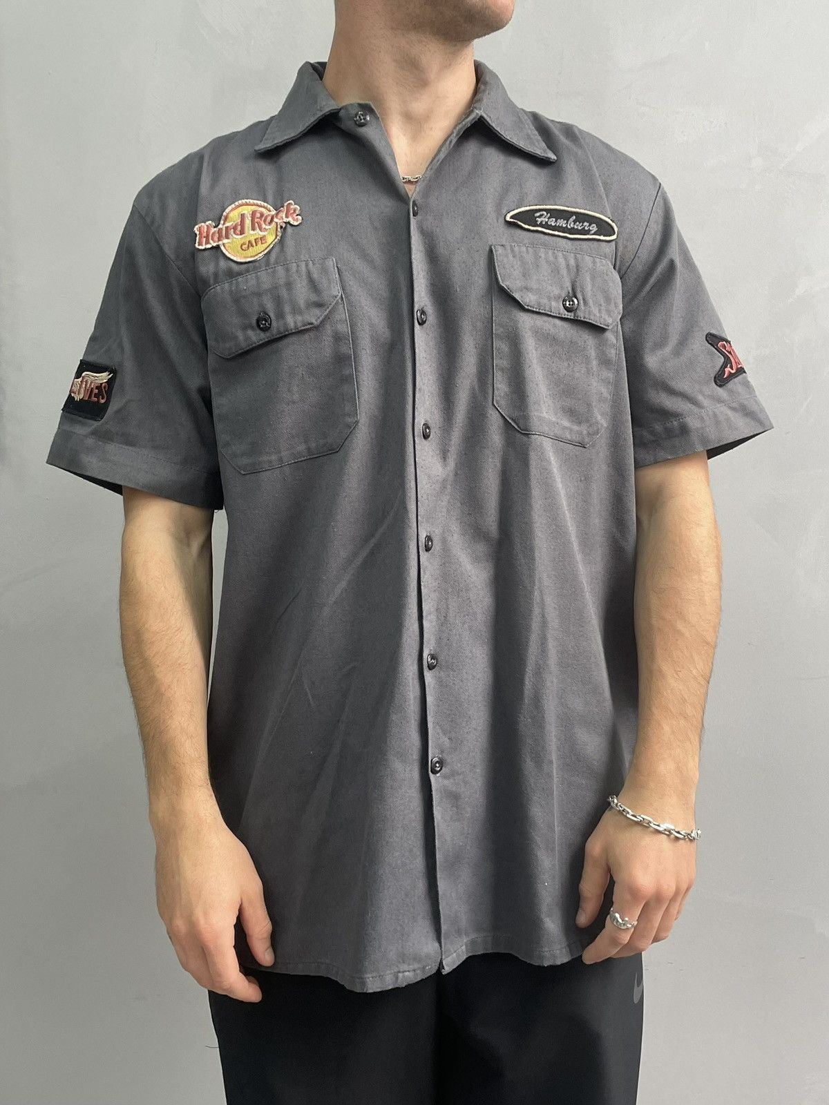 Hard Rock Cafe Retro american Hard Rock cafe y2k shirt button up Size US L / EU 52-54 / 3 - 1 Thumbnail