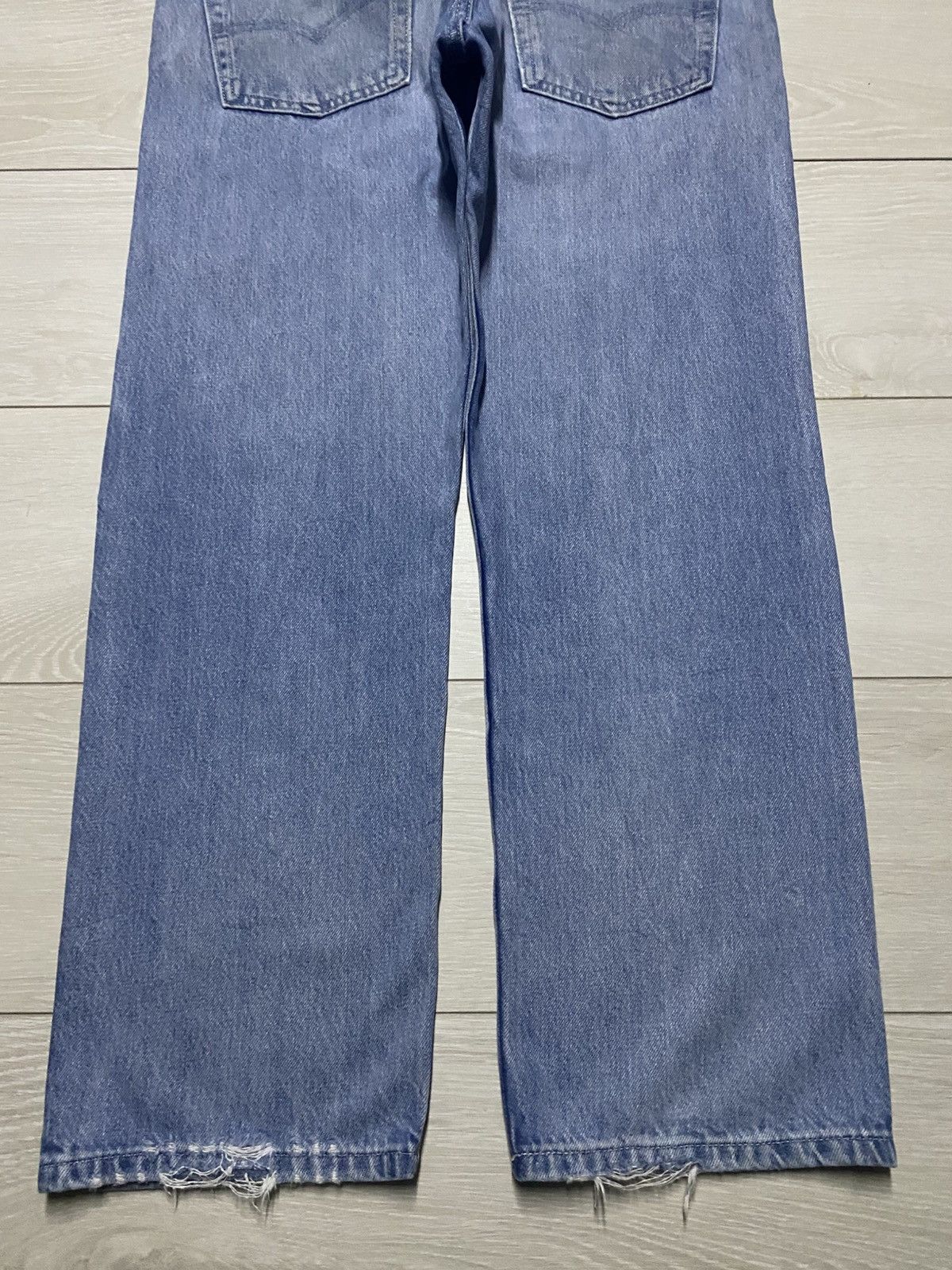 Levi's Vintage Levis Silver Tab Fade Wash Distressed Loose Jeans Size US 35 - 6 Thumbnail