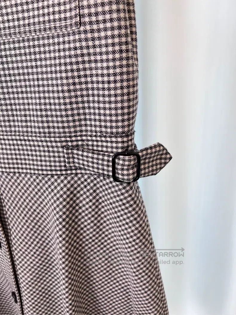 Dior Dior Black and white plaid worsted wool thousand-bird chec Size S / US 4 / IT 40 - 3 Thumbnail