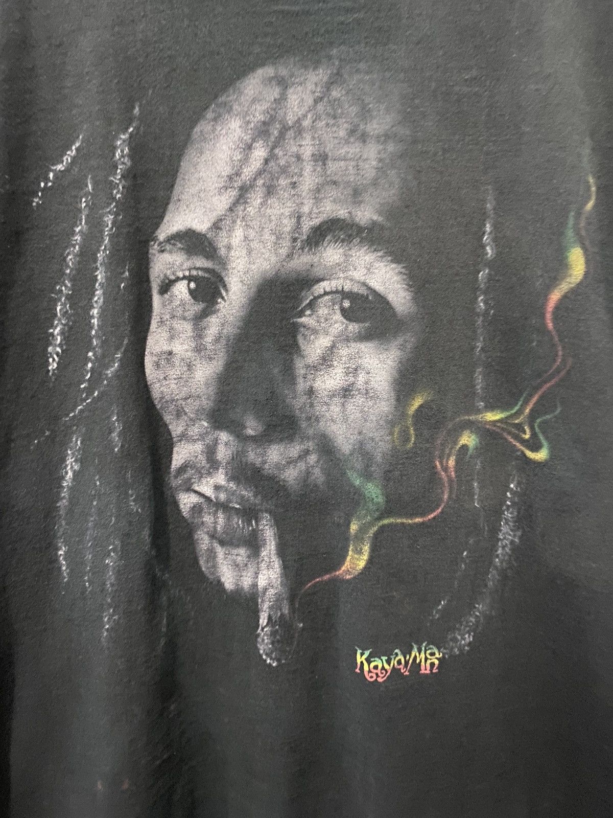 Bob Marley × Vintage 🔥RARE🔥 Bob Marley 00’s Kaya Man tee y2k Size US XL / EU 56 / 4 - 2 Thumbnail
