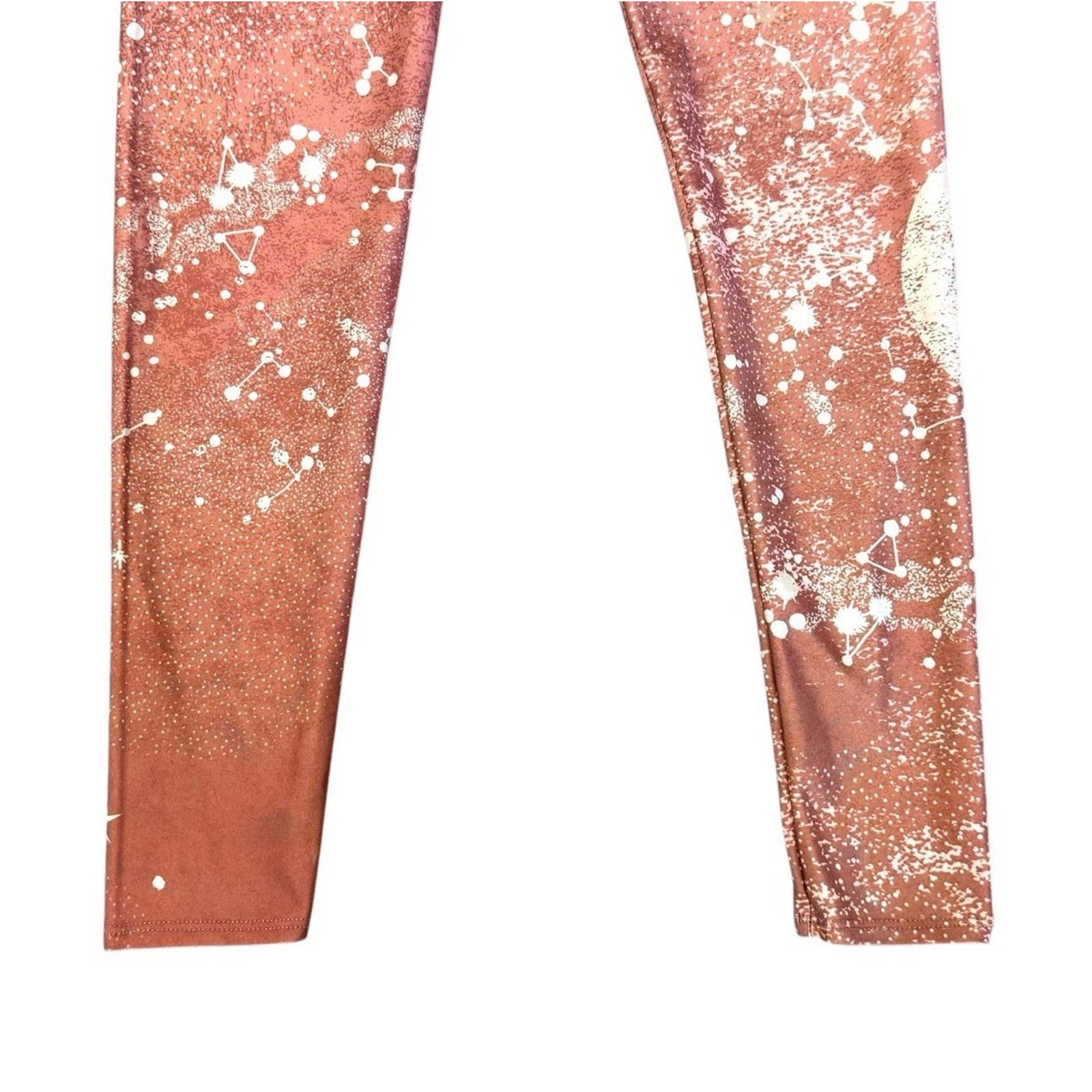 Other ONZIE Copper Constellation Moon Star High Rise Leggings Yoga Size 25" / US 0 / IT 36 - 6 Thumbnail