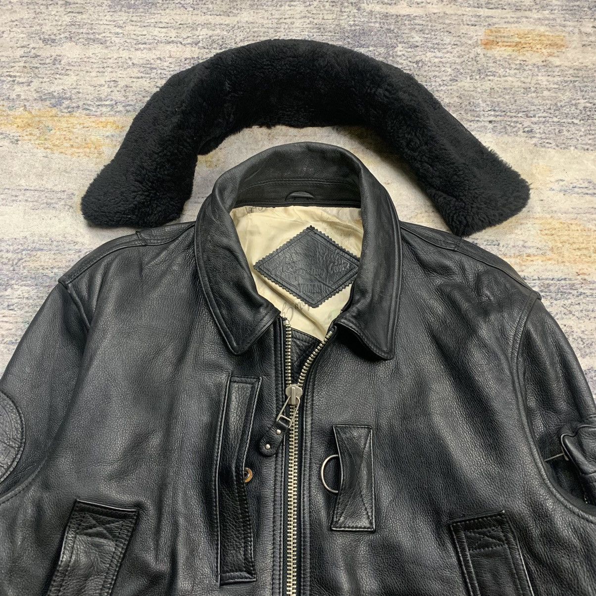 Yamaha Vintage Yamaha riding gear bomber leather jacket Size US L / EU 52-54 / 3 - 6 Thumbnail