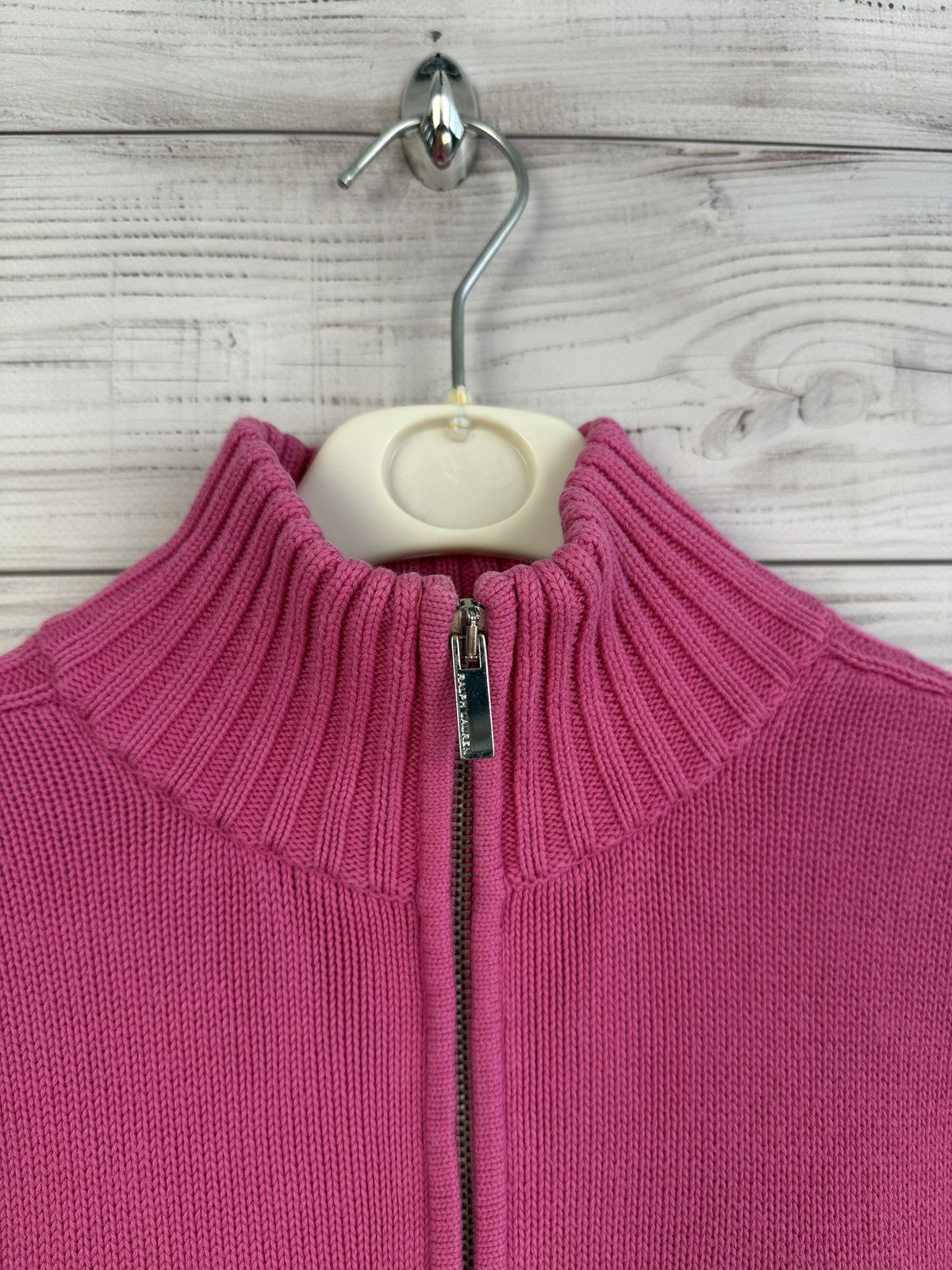 Polo Ralph Lauren 90s Polo Ralph Lauren Sport Vintage Knit Zip Sweater Size L / US 10 / IT 46 - 7 Thumbnail