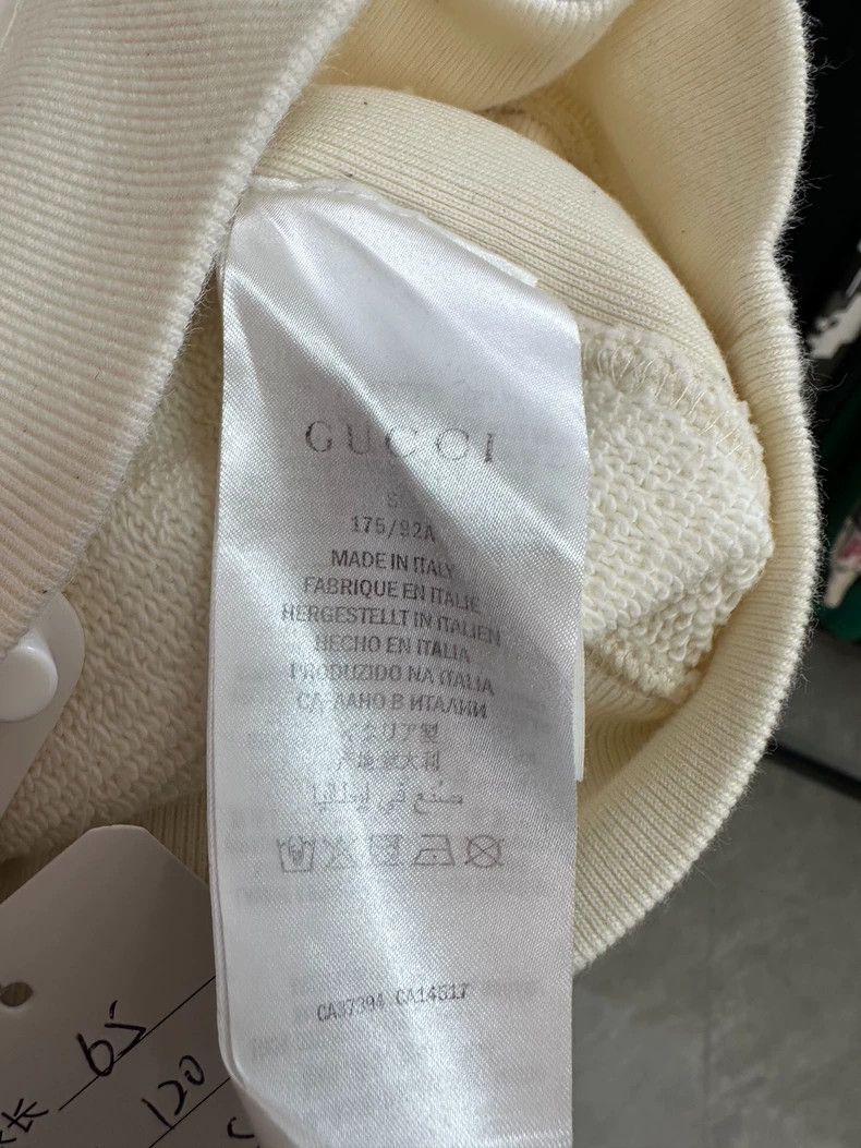 Gucci Gucci Lamb printed hooded sweatshirt 2503-Nextarrow Size US S / EU 44-46 / 1 - 4 Thumbnail