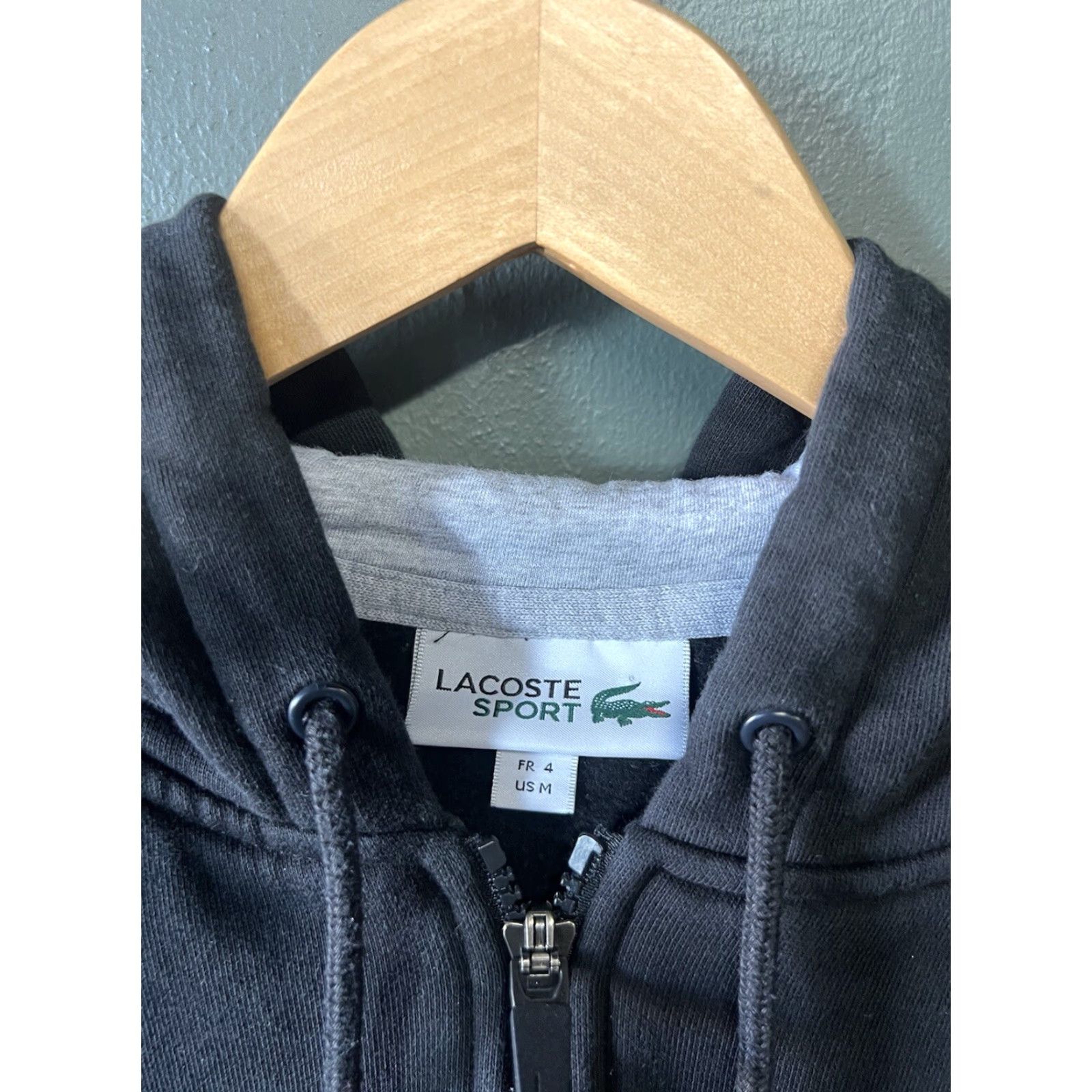 Lacoste Lacoste Men’s Black SPORT Oversized Croc Zip Sweatshirt SH6969 Shirt Adult M Black Croc Zip Hoodie Sports Modern Casual Mens Size US M / EU 48-50 / 2 - 3 Thumbnail