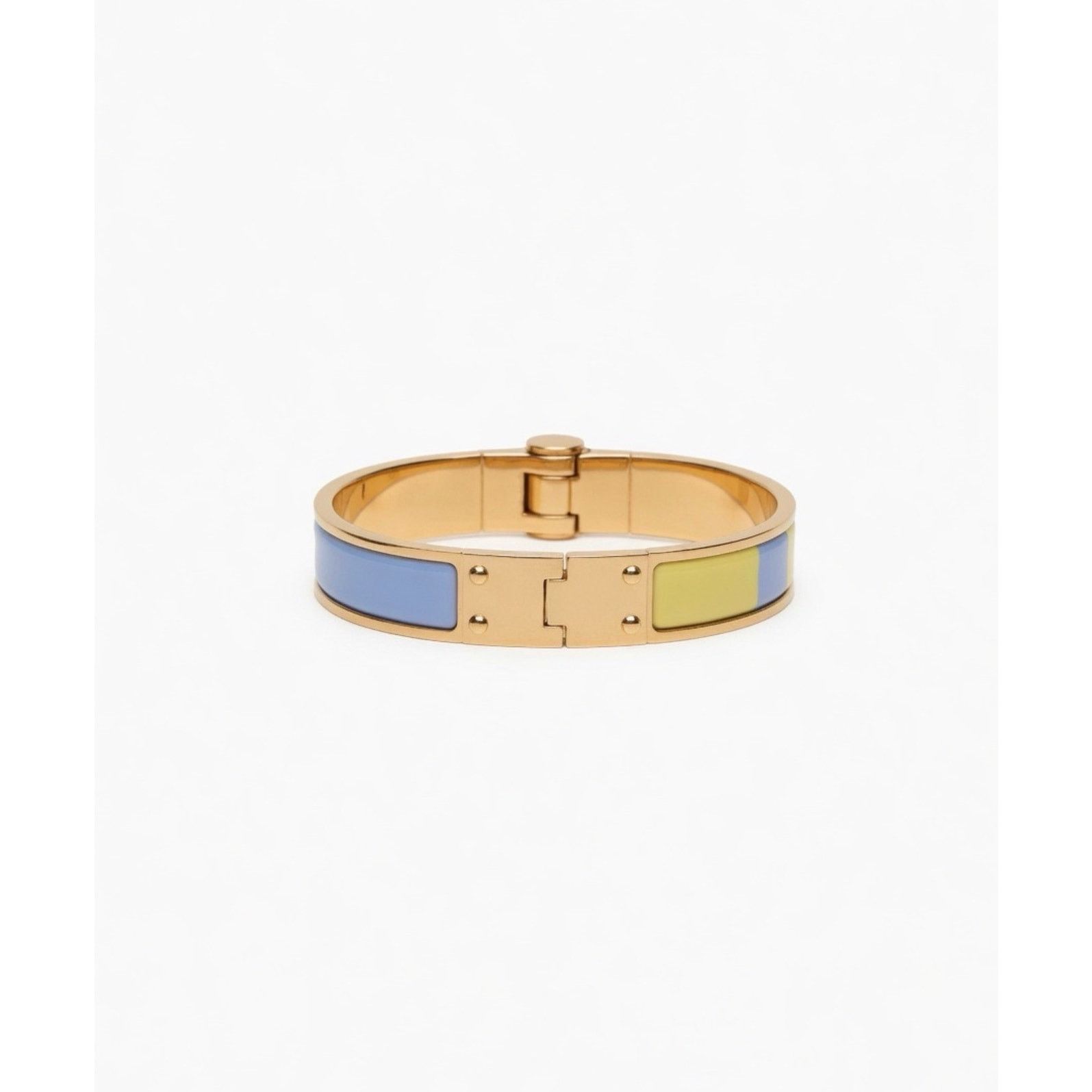 Hermes Hermès Paris Brides de Gala Blue Enamel Bangle Bracelet Size ONE SIZE - 8 Thumbnail