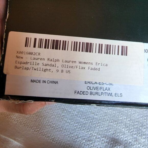 Lauren Ralph Lauren Lauren Ralph Lauren Erica Sz. 9 Olive/Flax Espandrille 5" He Size US 9 / IT 39 - 11 Thumbnail