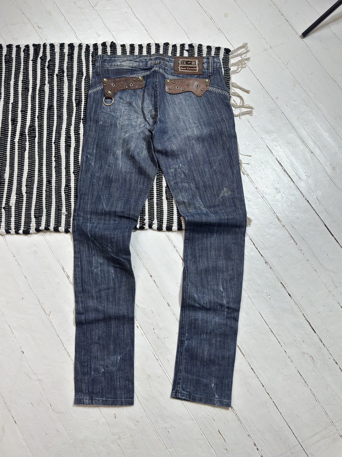 Just Cavalli VINTAGE JUST CAVALLI 2000s DENIM PANTS Size 29" - 1 Thumbnail