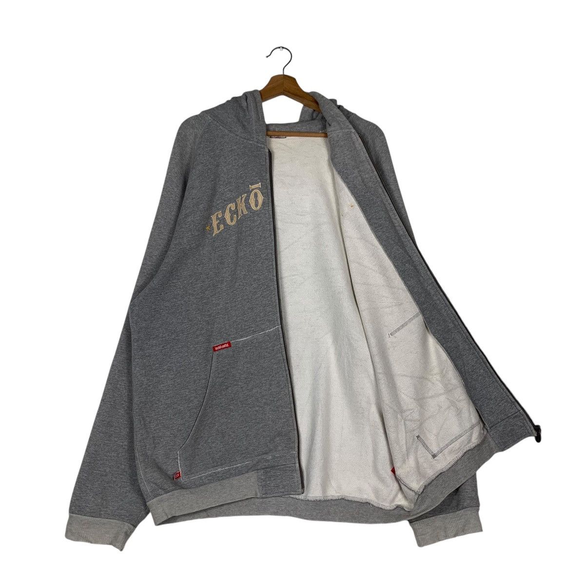 Ecko Unltd. ECKO UNTLD Big Logo Zipper Hoodies Sweatshirt #1336-C60 Size US M / EU 48-50 / 2 - 11 Thumbnail