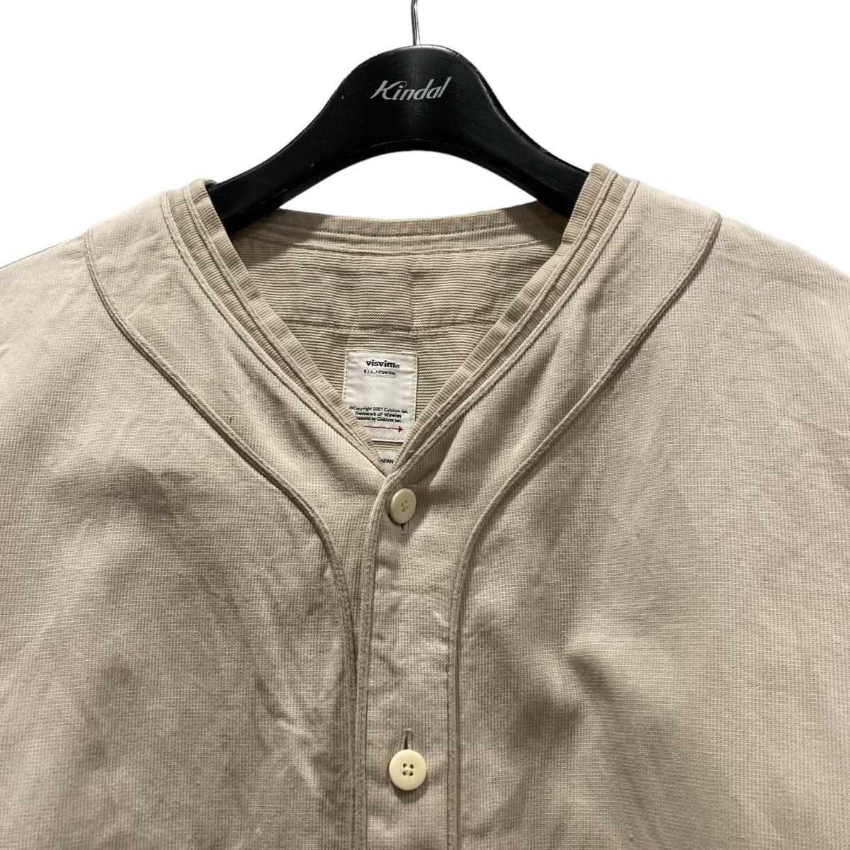 Visvim visvim 22ssdugout shirt l s baseball shirt 0122105011012 Size US XL / EU 56 / 4 - 3 Thumbnail
